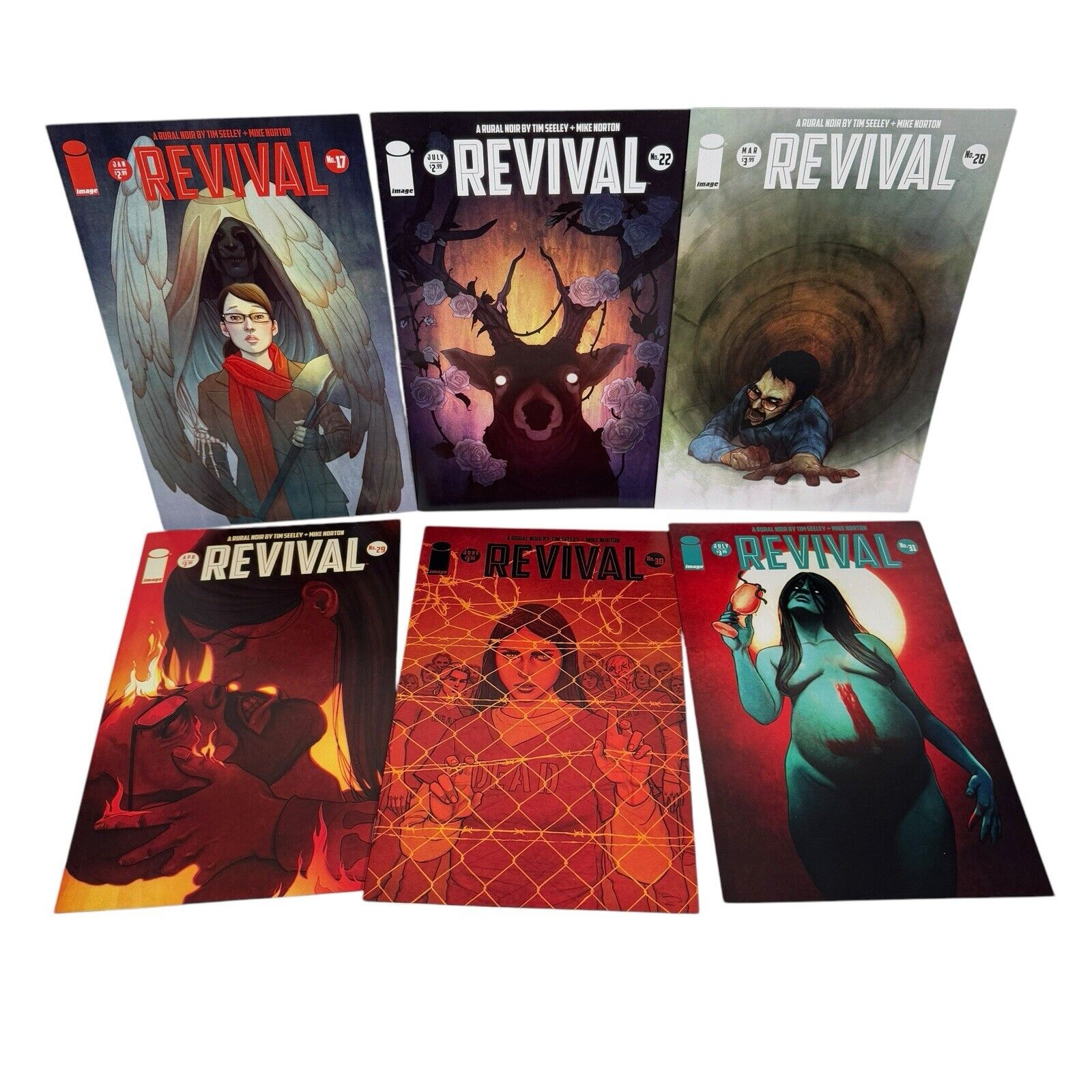 Revival Mixed Lot 15 Comics Tim Seeley Covers 1, 10, 13-17, 22, 28-31, 32-34