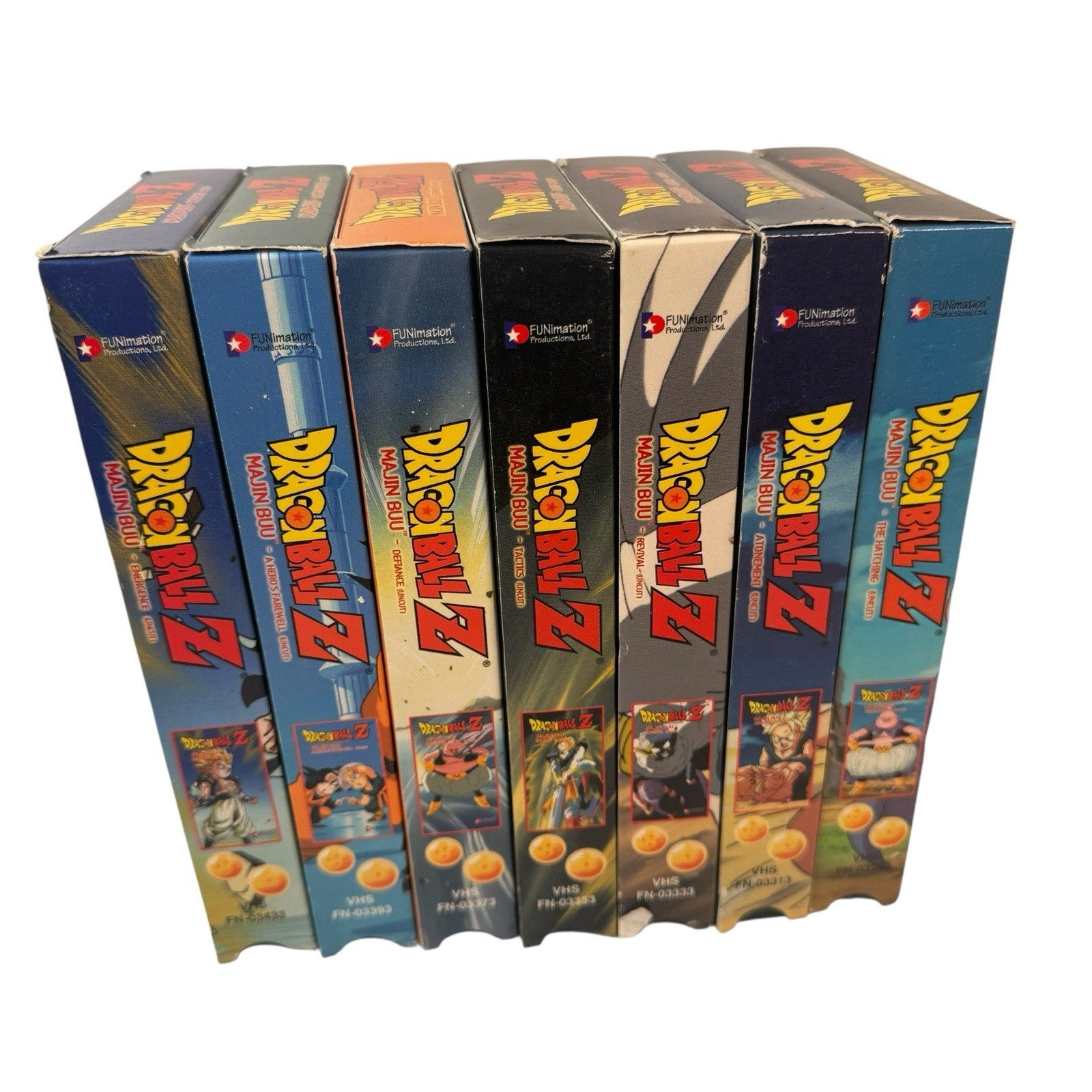 Majin Buu Saga Uncut VHS Complete Box Set Dragon Ball Z Anime