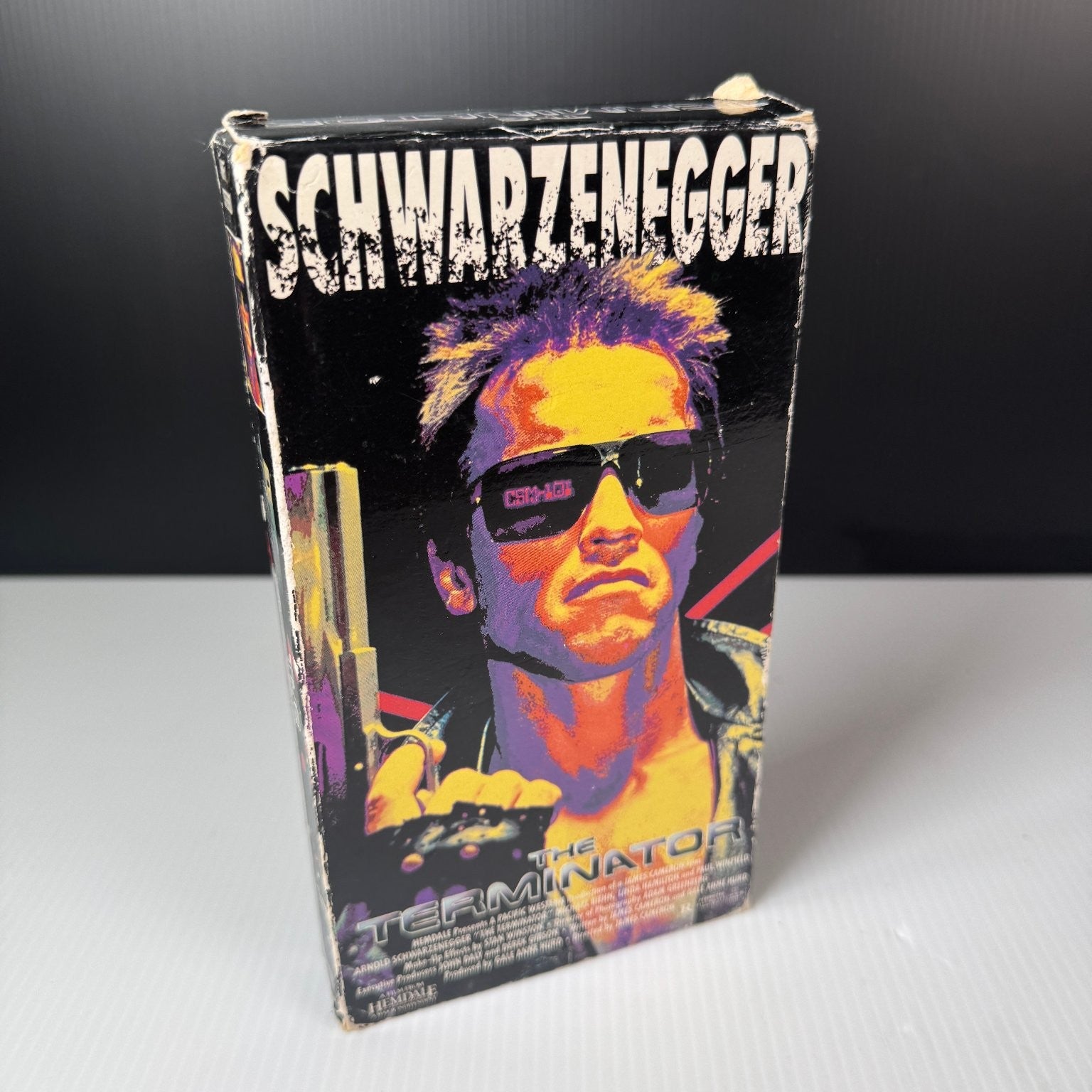 The Terminator VHS 1984 Sci-Fi Action Original Release Hemdale