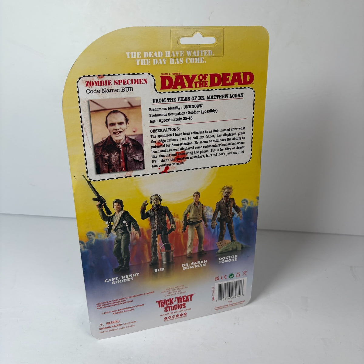 TRICK OR TREAT STUDIOS "DAY OF THE DEAD" BUB 5" ACTION FIGURE