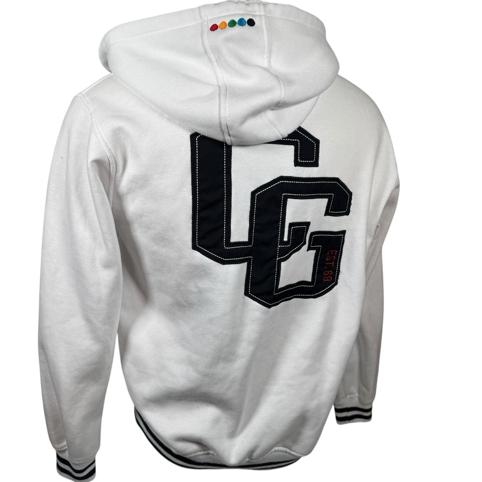 Coogi Australia Zip-Up Hoodie w/ Embroidery & Mesh Lined Hood