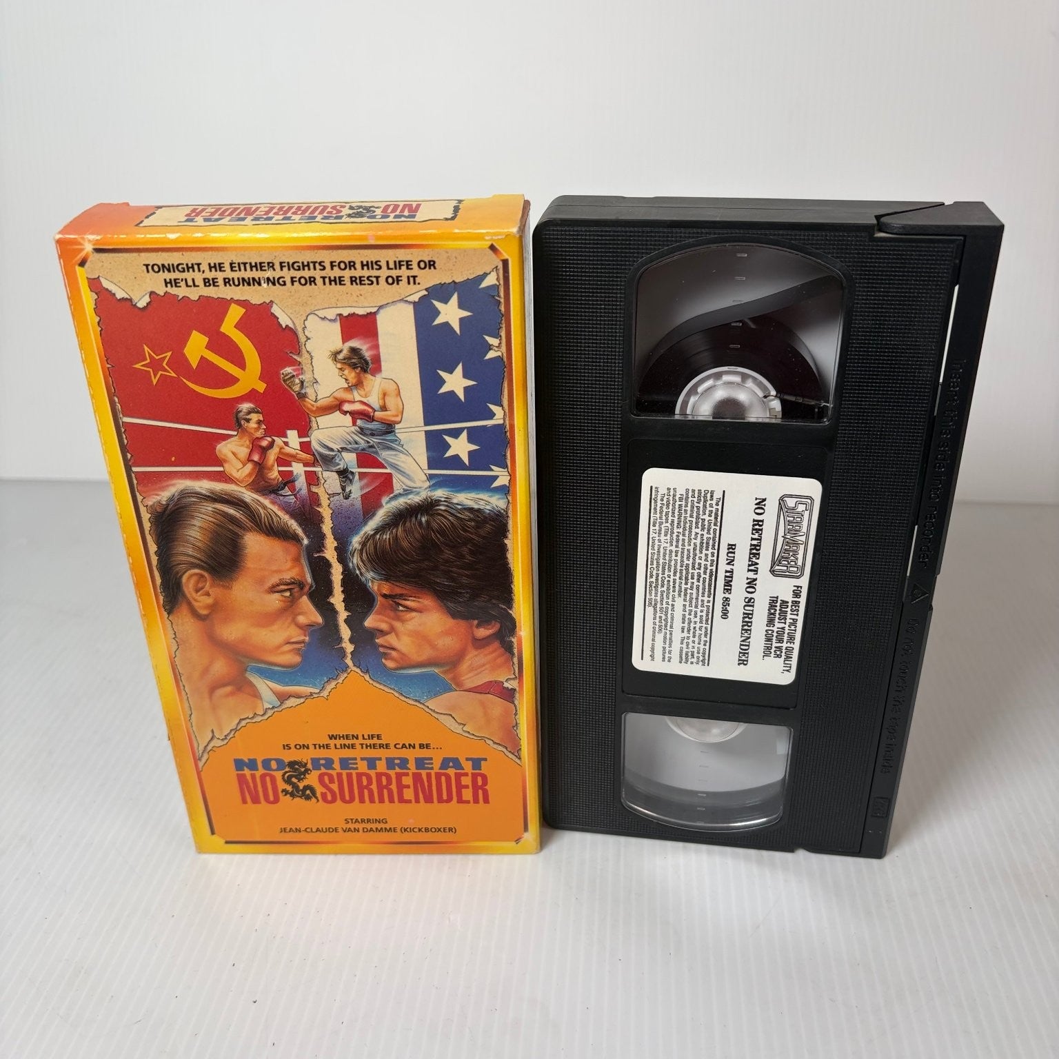 No Retreat No Surrender VHS 1986 Action Martial Arts New World Video
