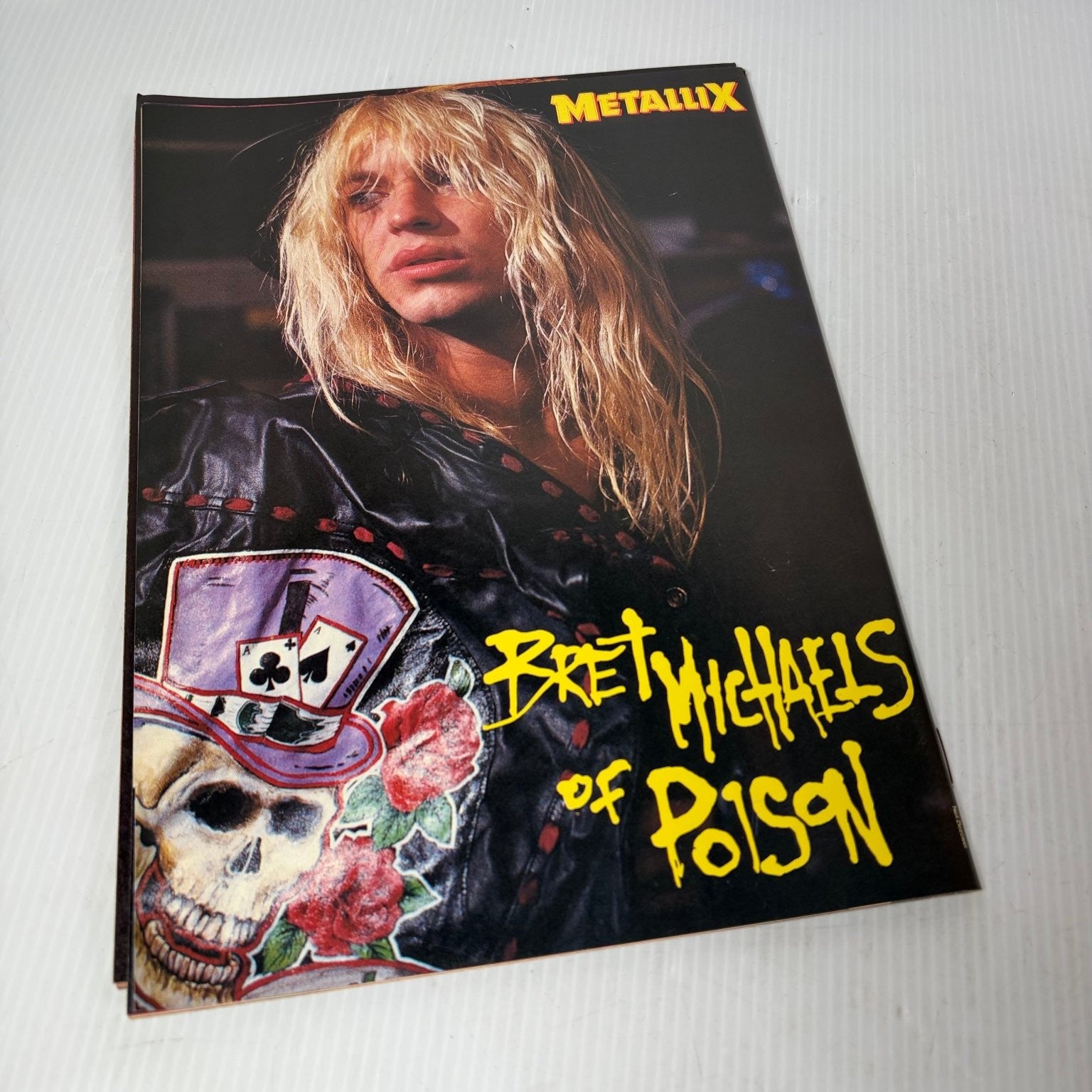 Metallix Heavy Metal Magazine October 1989 Ozzy W.A.S.P w/ Calendar & Poster