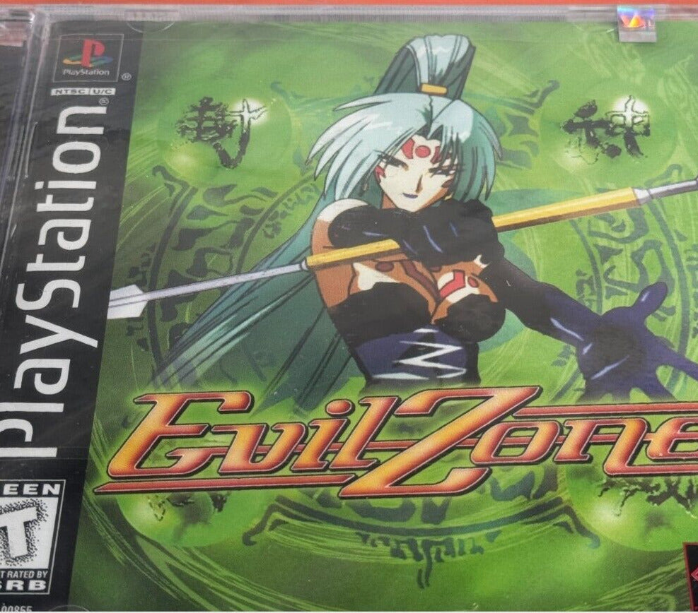 Evil Zone Sony PlayStation 1 1999 Factory Sealed in Blister Pack From KB Toys