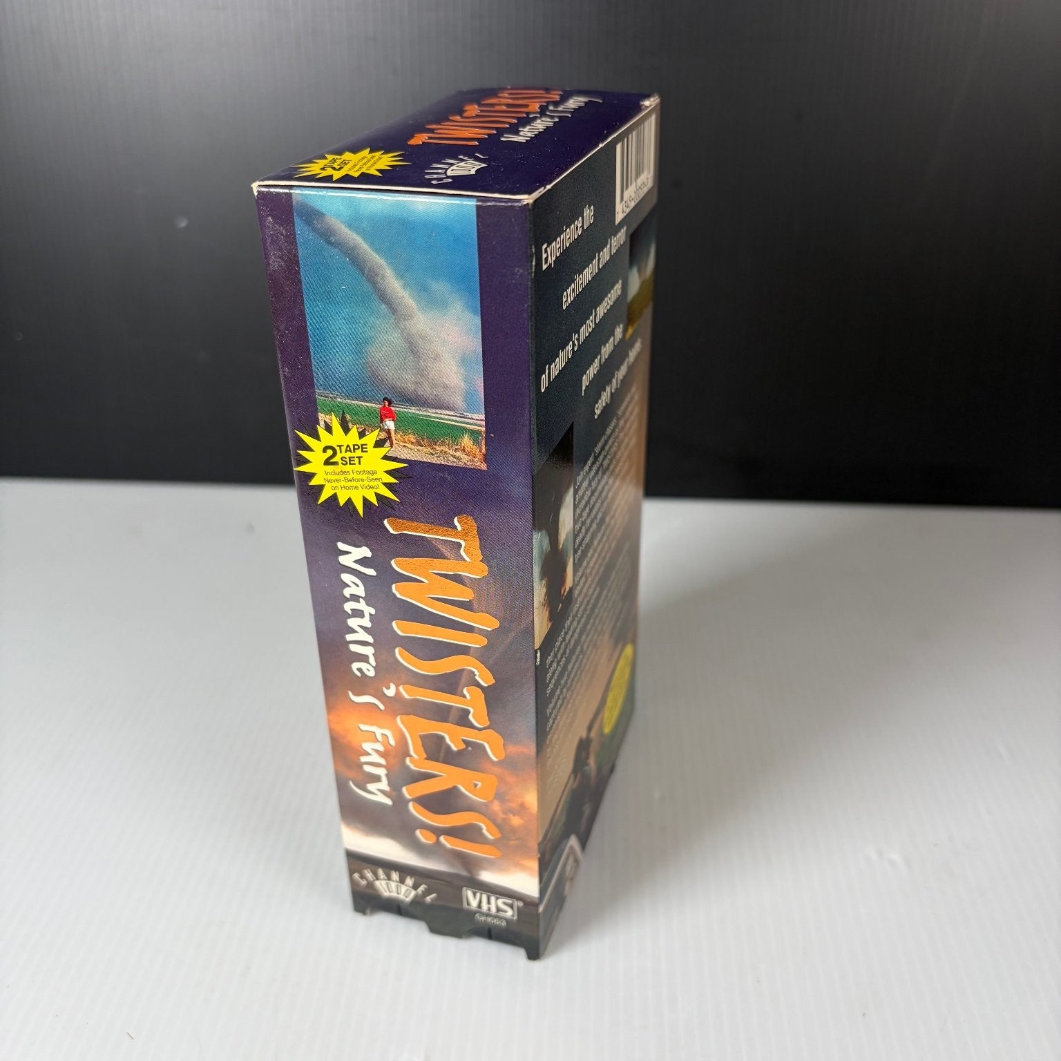 Twisters! Nature's Fury VHS 2-Tape Set Documentary Channel 1000