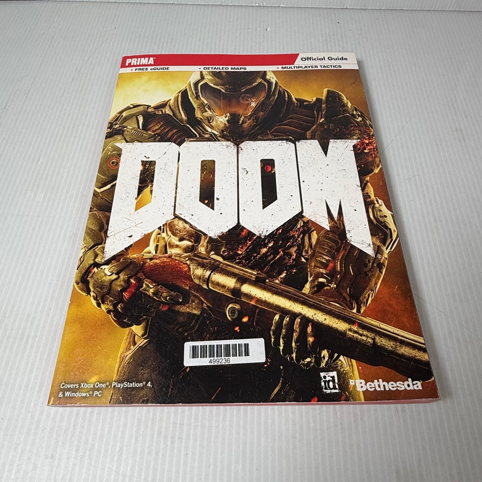DOOM Xbox One PS4 PC Official Strategy Guide Prima Games