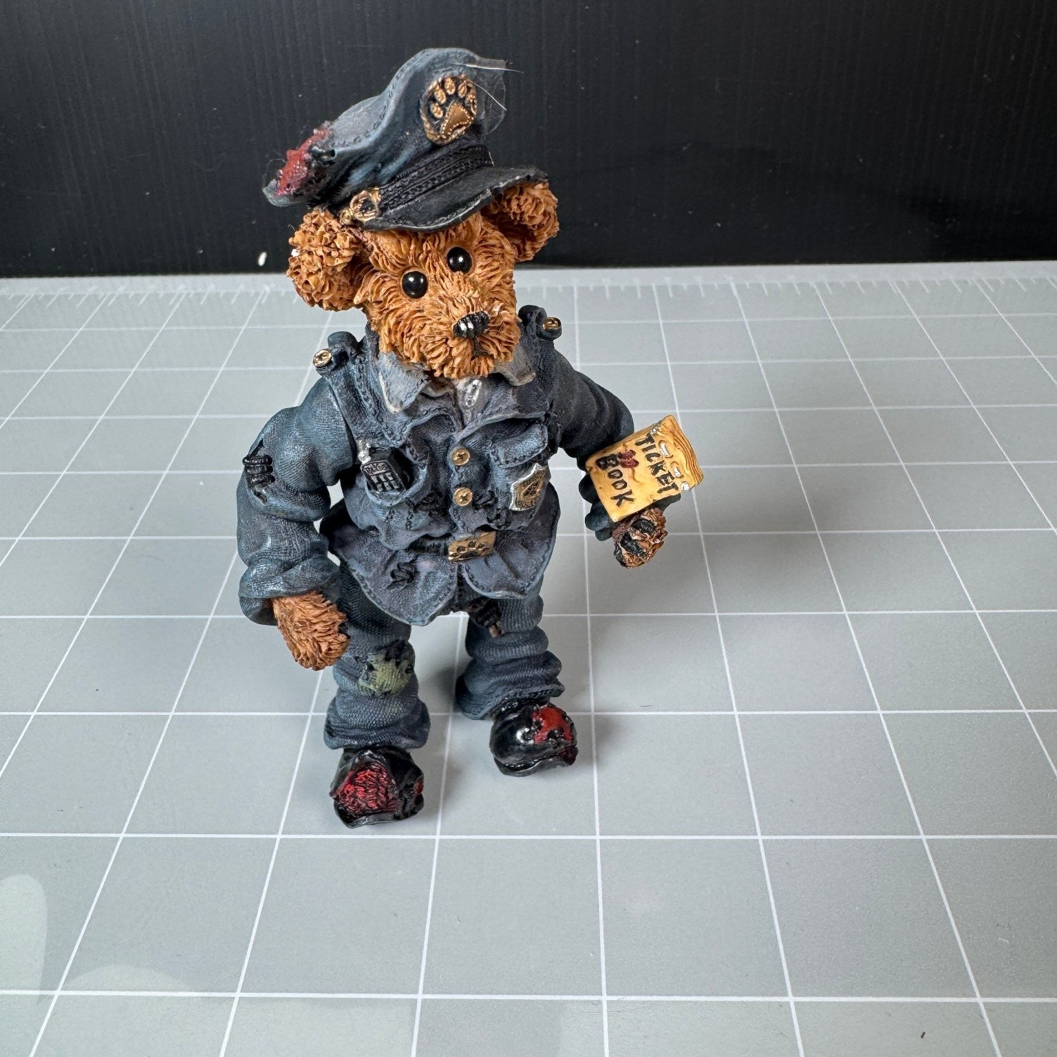 Sergeant Bookum O'Reilly Boyds Bears Shoe Box Bear 4.5 in Figure
