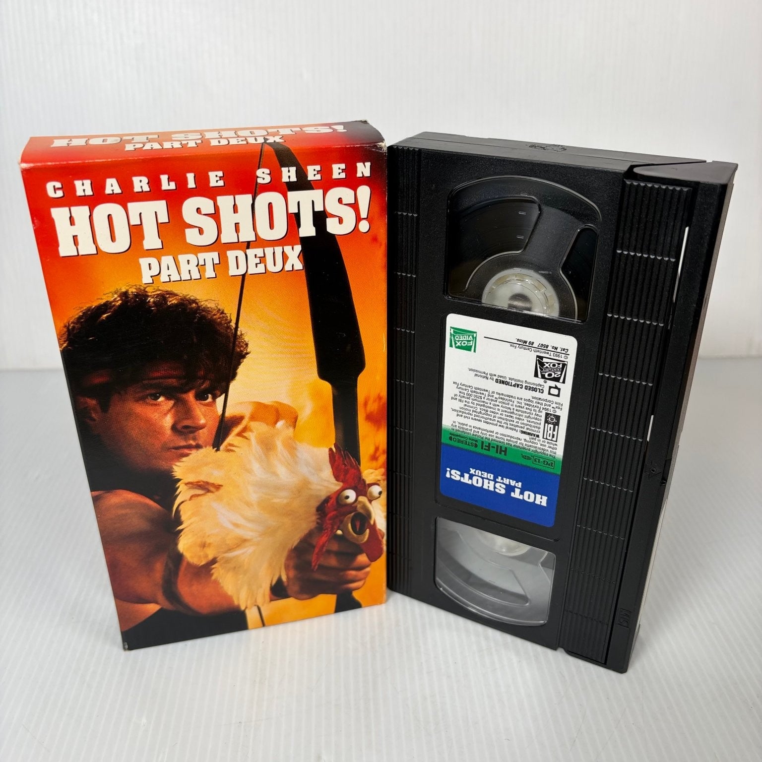 Hot Shots! Part Deux VHS 1993 Comedy Action Parody 20th Century Fox