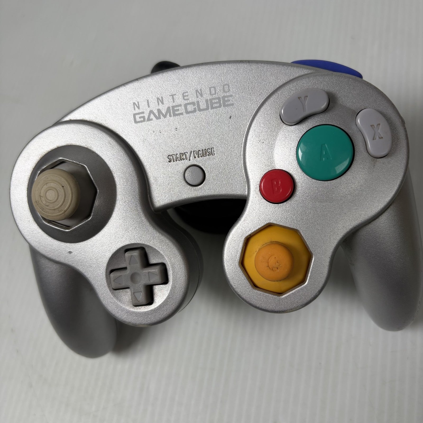 Nintendo GameCube Controller DOL-003 Silver Wired Original Official GC Accessory