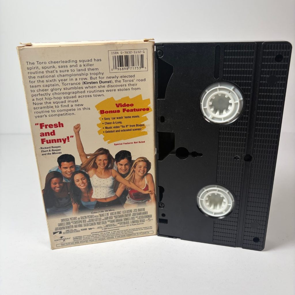 Bring It On VHS Special Edition Universal Kirsten Dunst Cheerleading Comedy