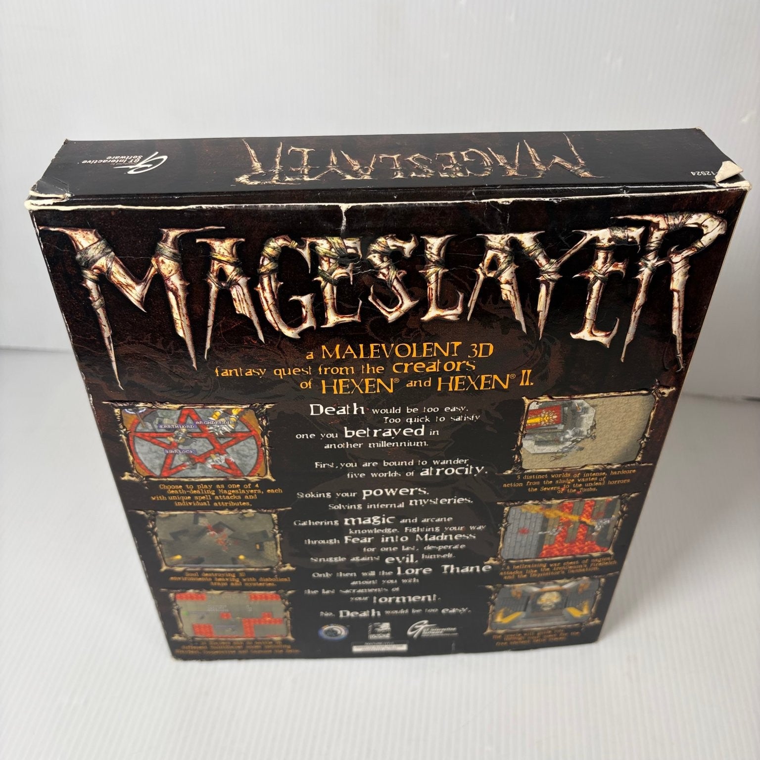 MageSlayer Windows 95 PC Bog Box Game Complete Raven Software GT Interactive