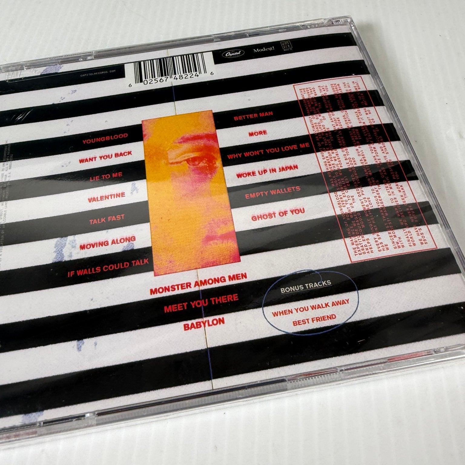 5 Seconds of Summer Youngblood CD Ashton Cover Target Exclusive Pop Capitol