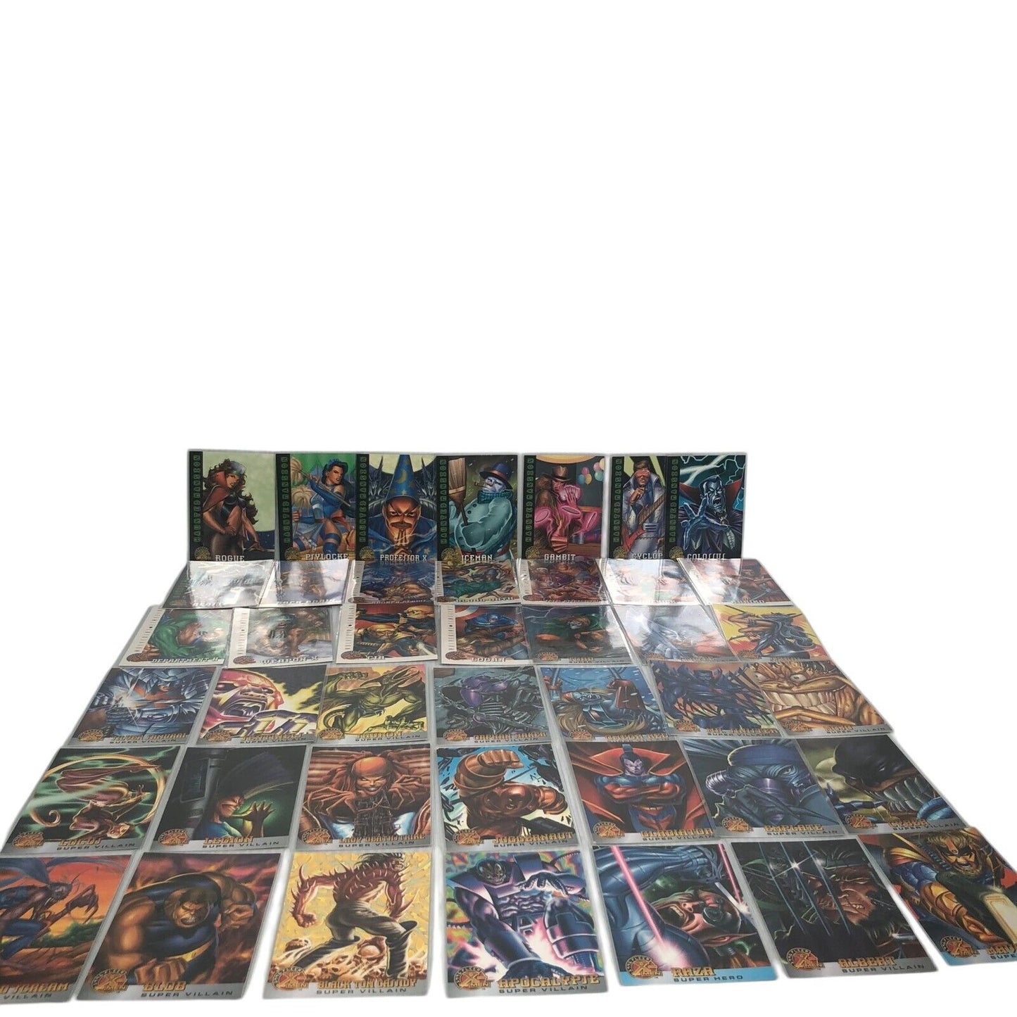 1996 Fleer X-Men Trading Cards Base Set with Checklist & Extras