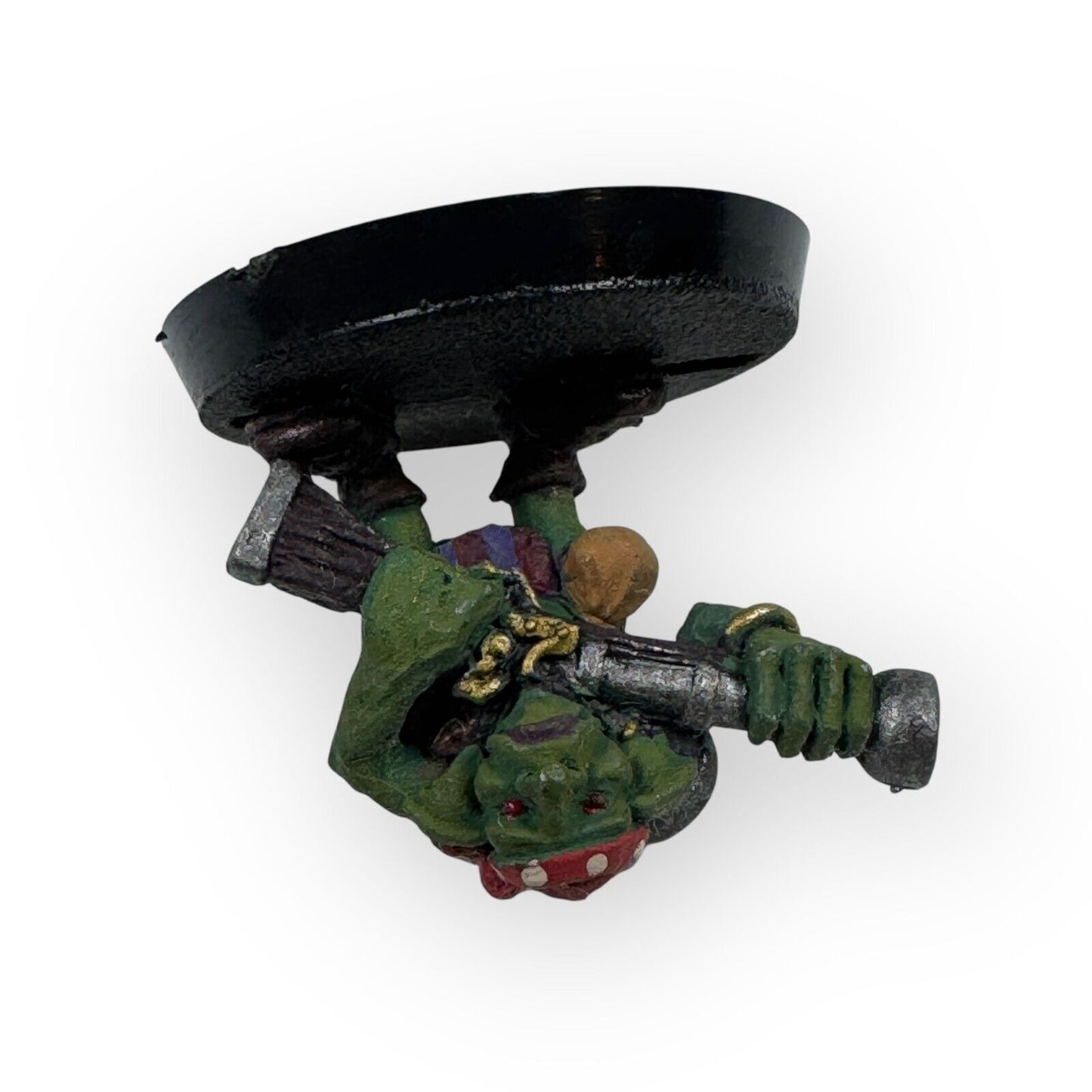 Warhammer 40K Rogue Trader Gretchin Weirdboy Armed with Blunderbuss Painted