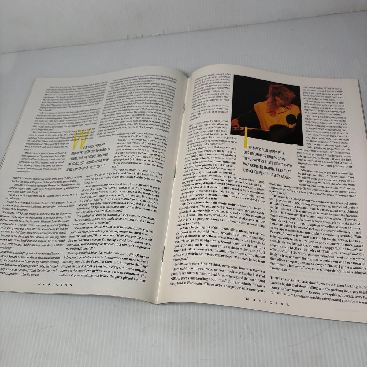 Musician January 1990 Aerosmith Magazine Acoustic Guitar Special Rock Music