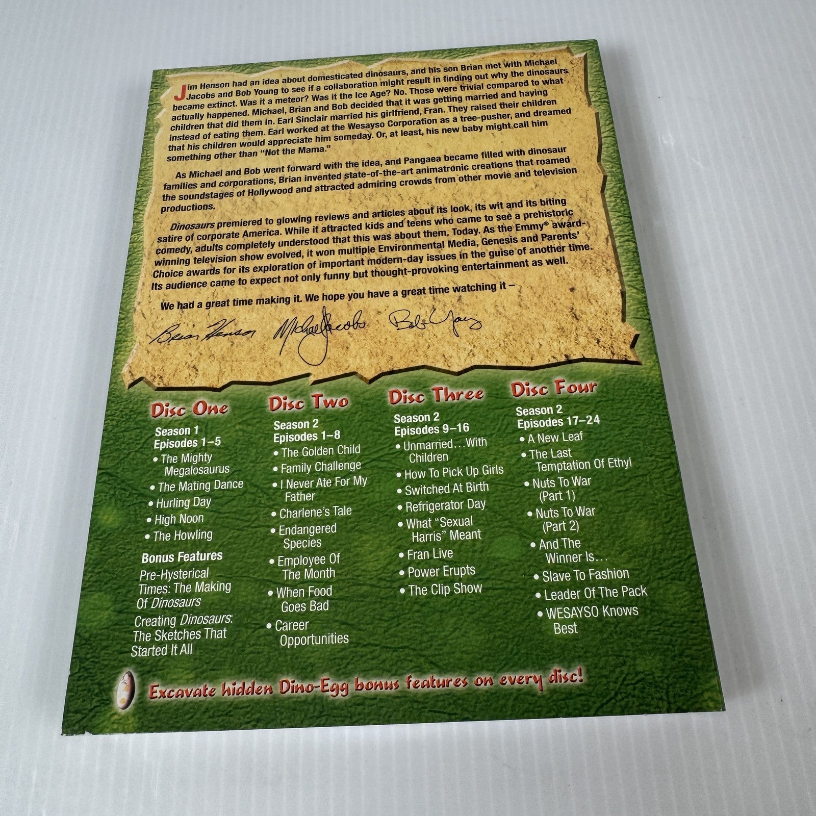 Dinosaurs DVD 1991 Complete First & Second Seasons 4-Disc Set Jim Henson