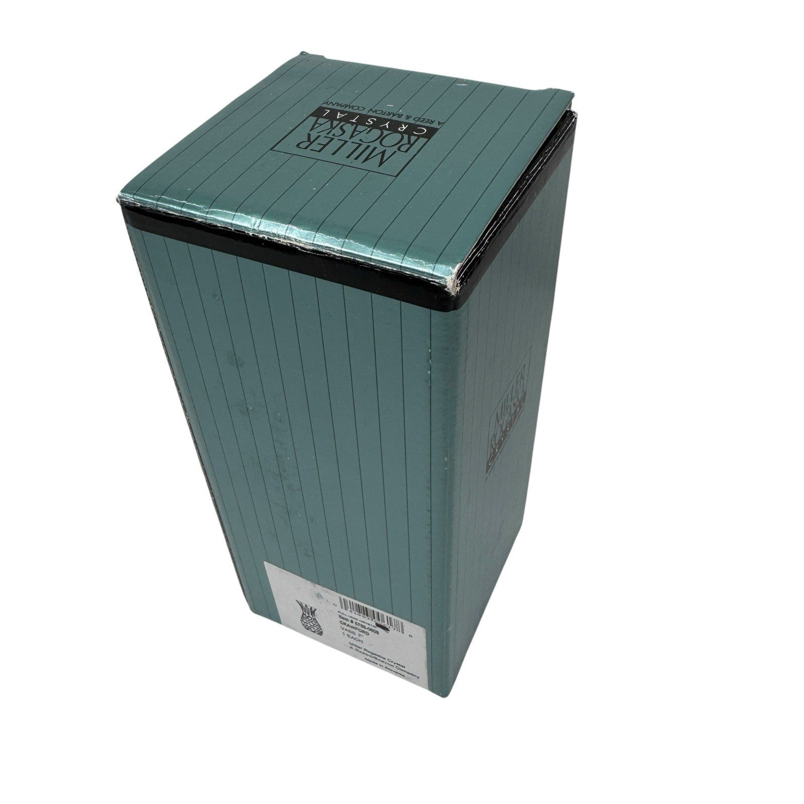 Miller Rogaska “Crawford” 7” Crystal Vase In Box