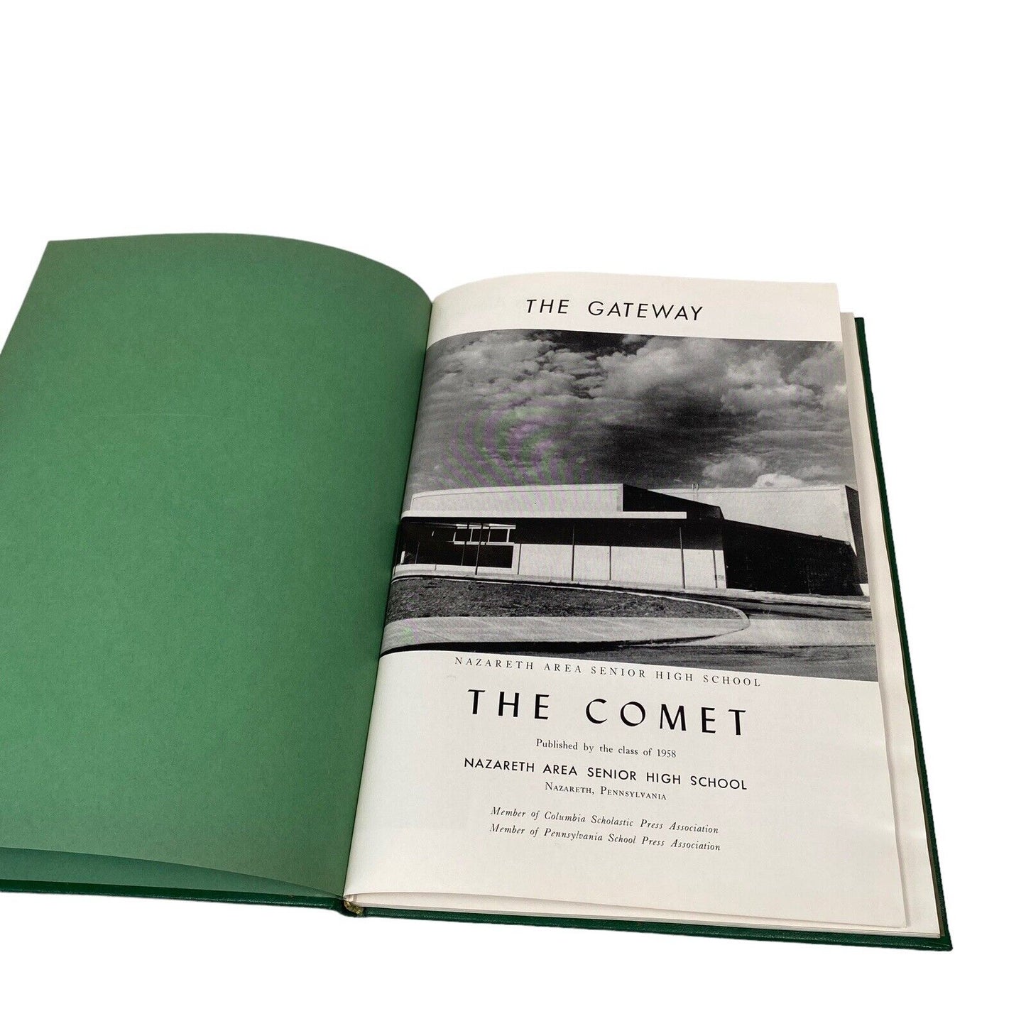 Nazareth Area High School 1958 Yearbook 'The Comet' Nazareth, PA VTG