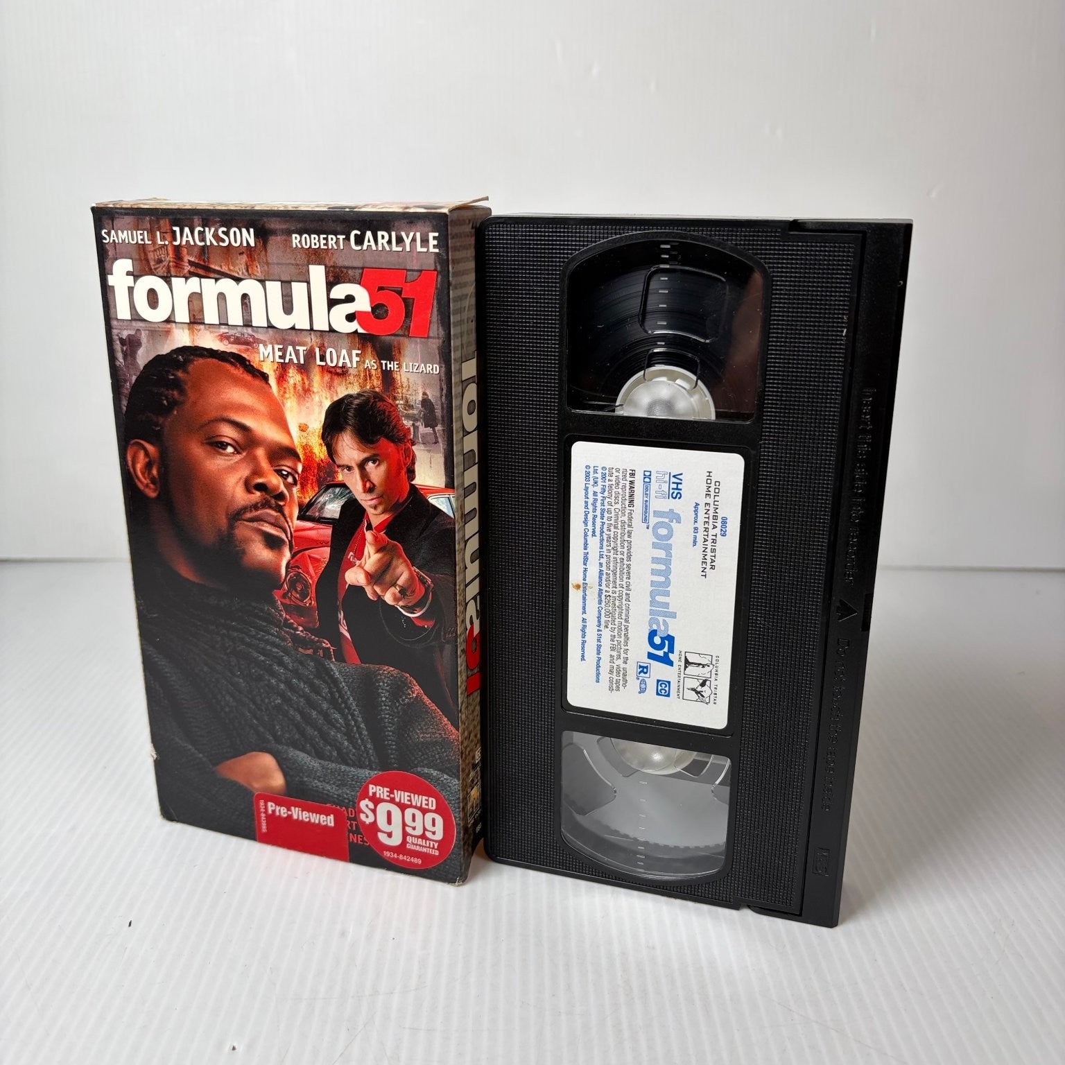 Formula 51 VHS 2002 Action Comedy Samuel L. Jackson Columbia TriStar