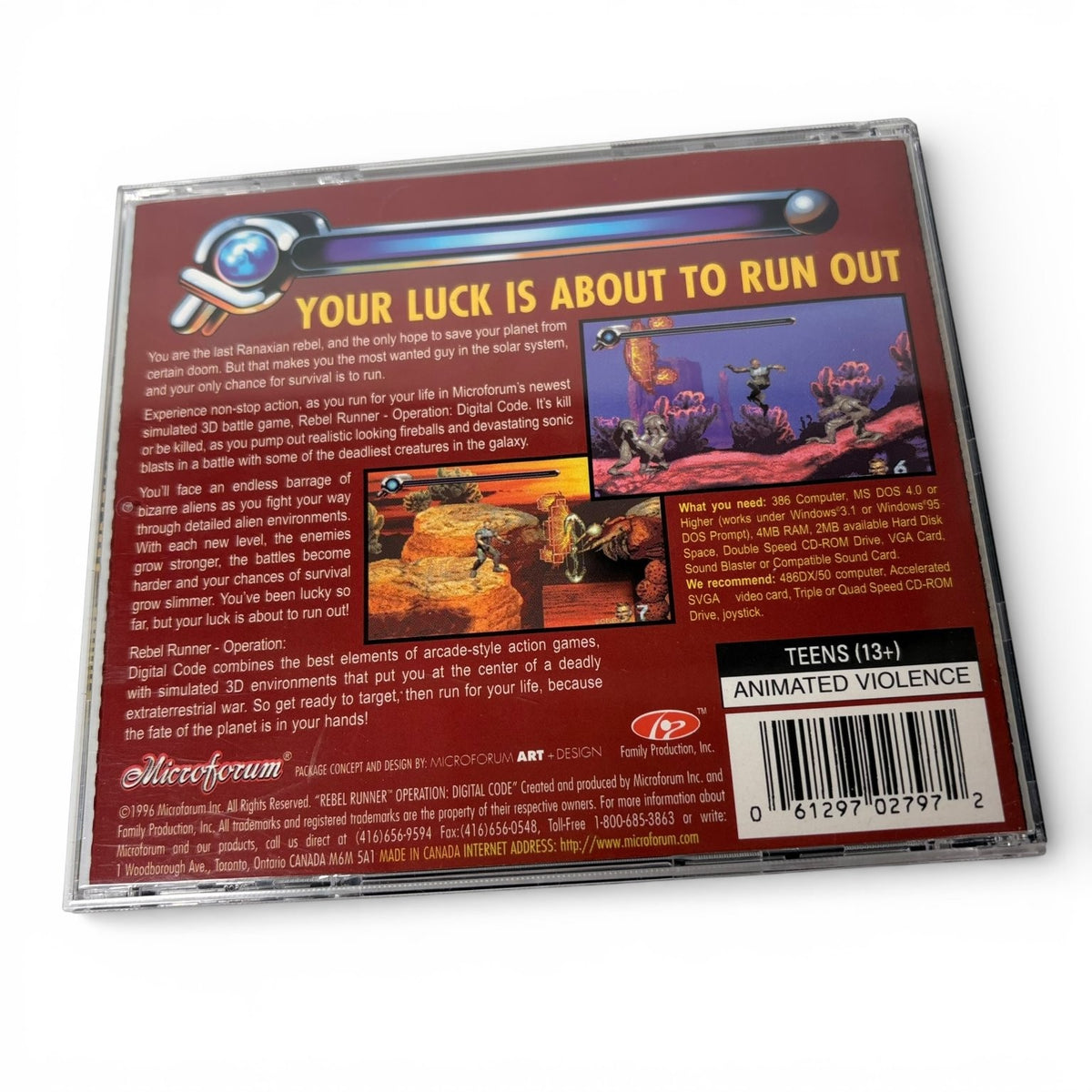 Rebel Runner Operation Digital Code PC Video Game Action 3D Platformer Battle