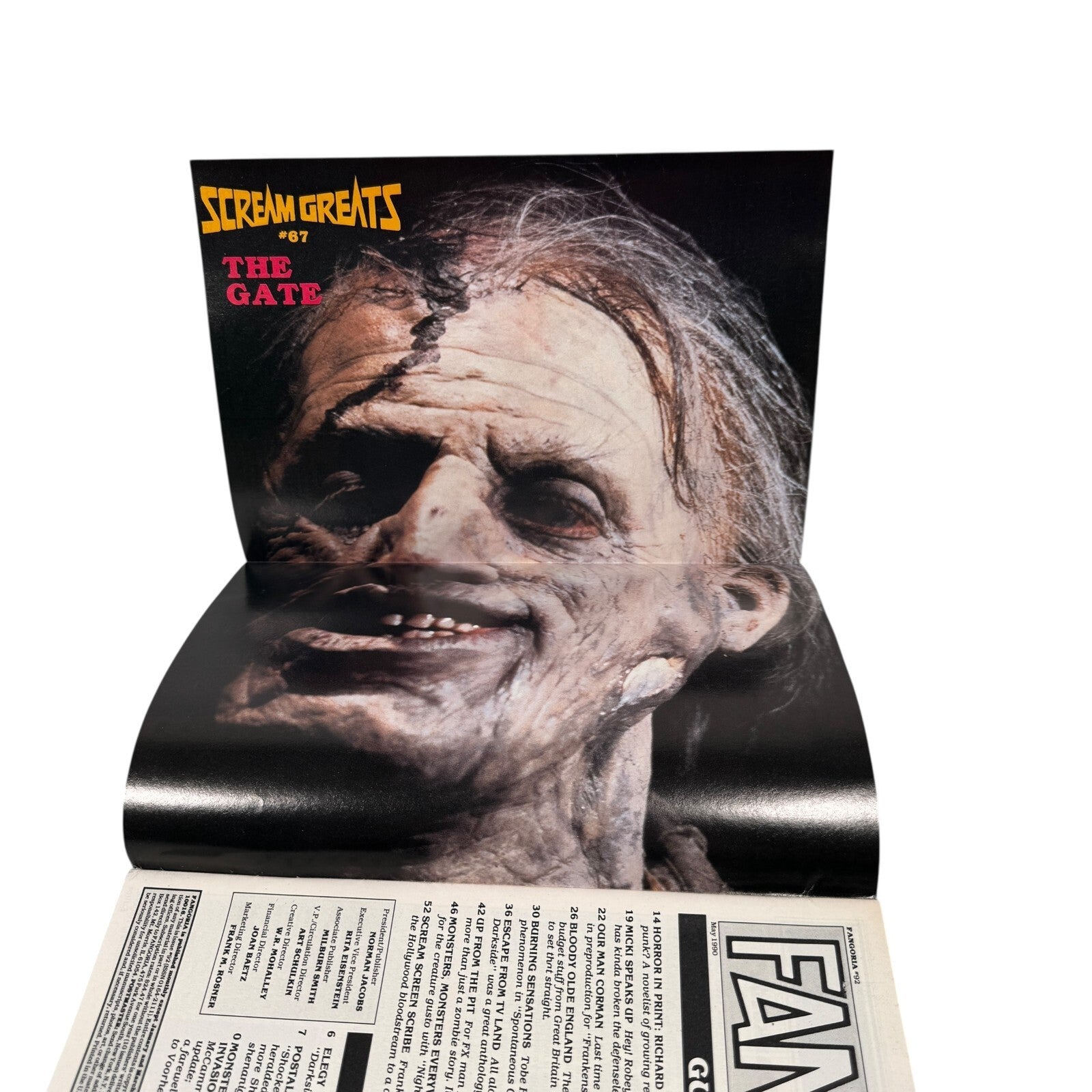 Fangoria #92 May 1990 O'Quinn Studio Horror Magazine Tales from the Darkside