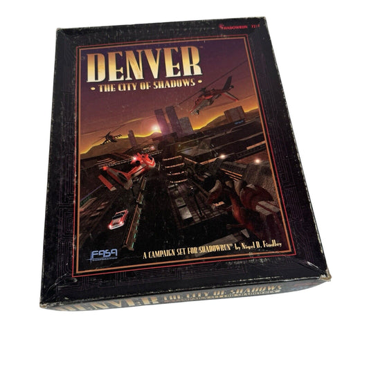 Shadowrun: Denver The City of Shadows Campaign Set, FASA 7212