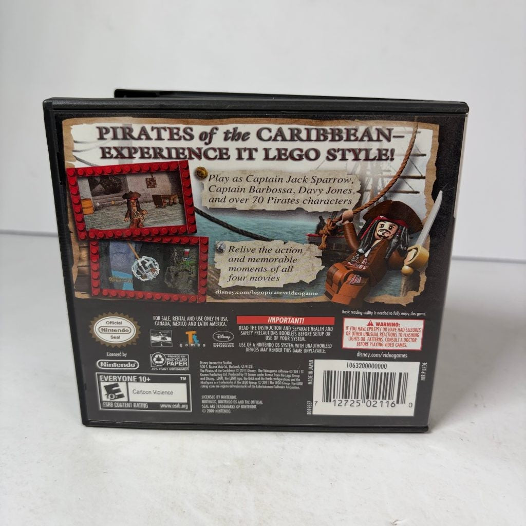 LEGO Pirates of the Caribbean The Video Game Nintendo DS CIB Complete Disney