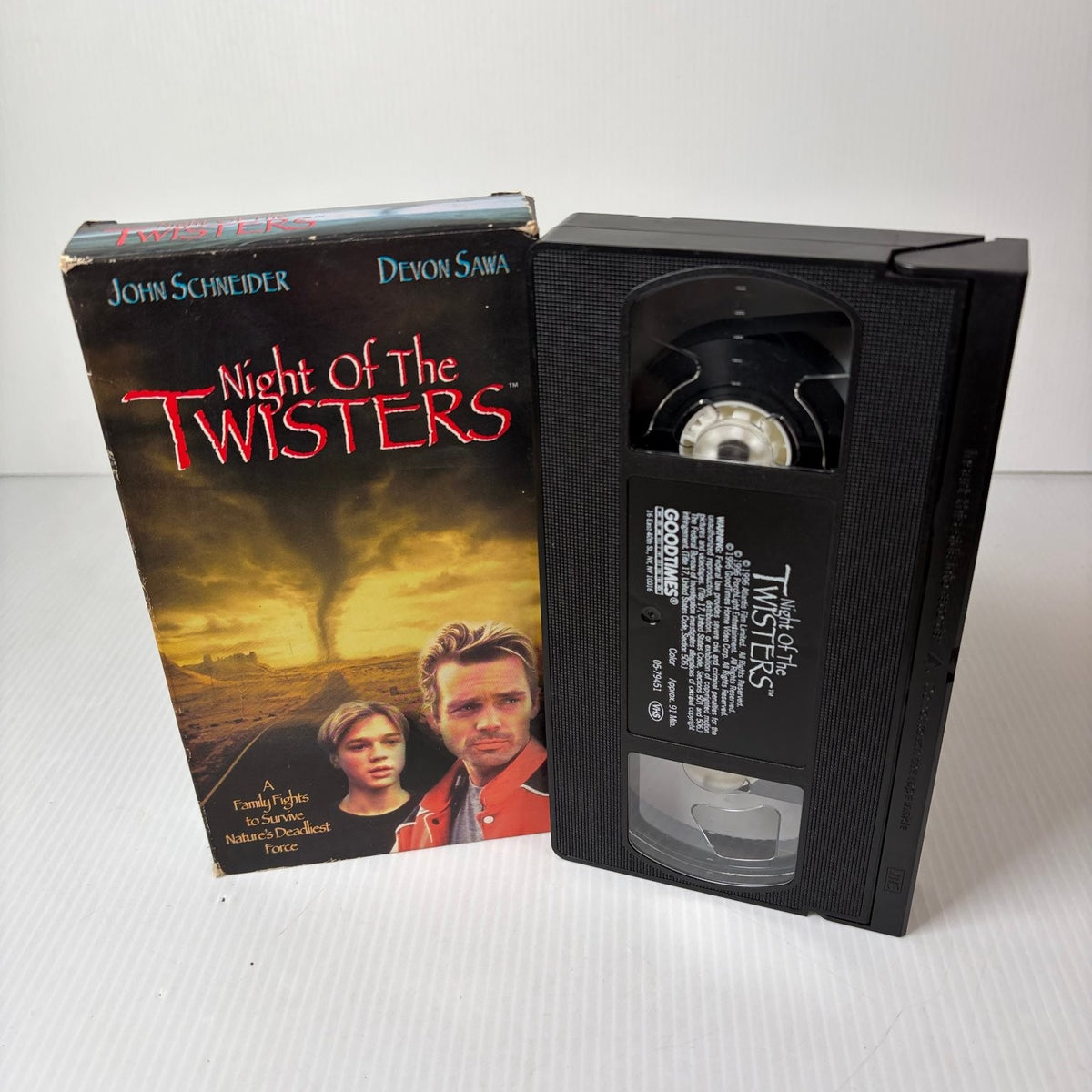 Night of the Twisters VHS 1996 Disaster Family Drama Goodtimes Home Video