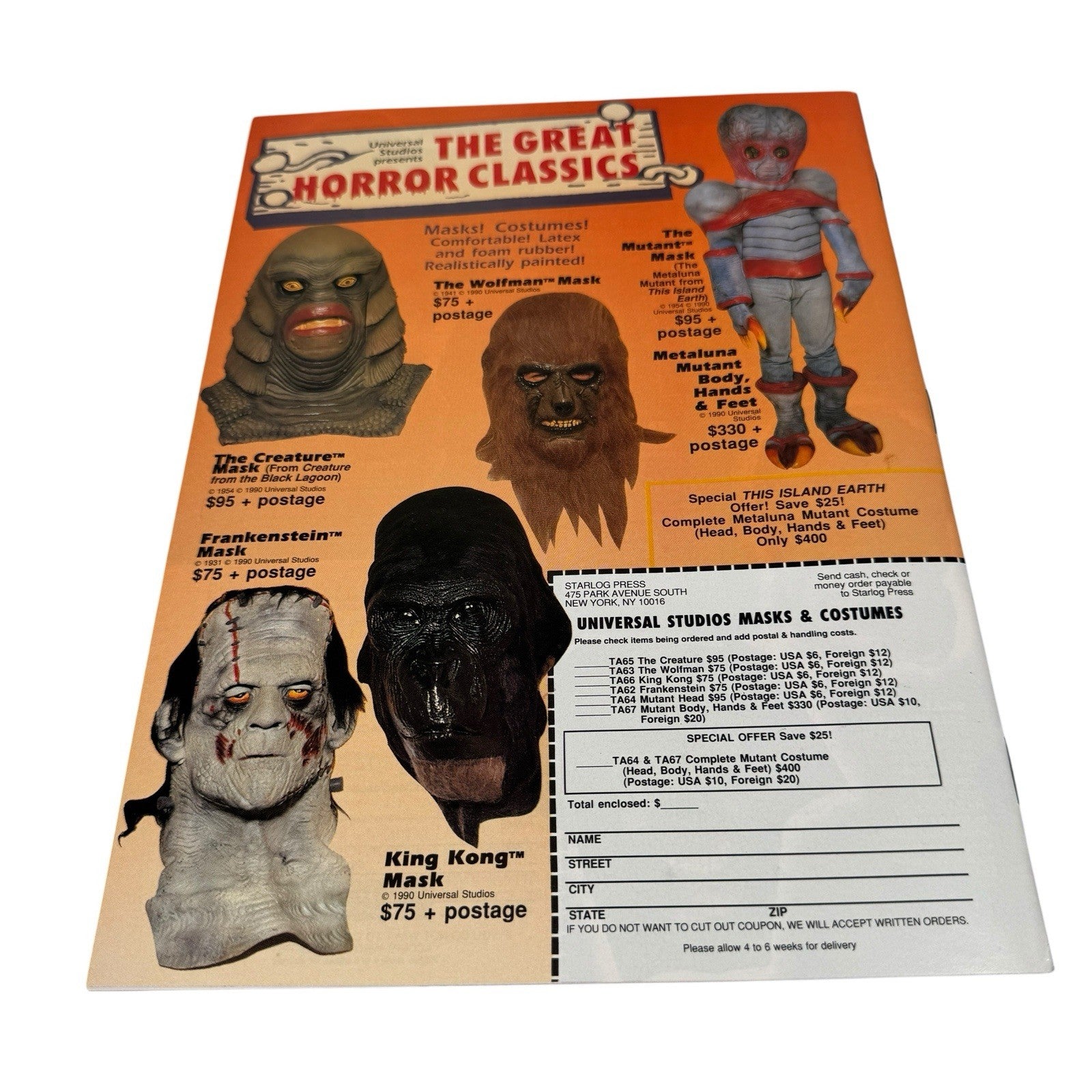 FANGORIA # 101 - Sometimes They Come Back Cover April 1991 HORROR Magazine VF+