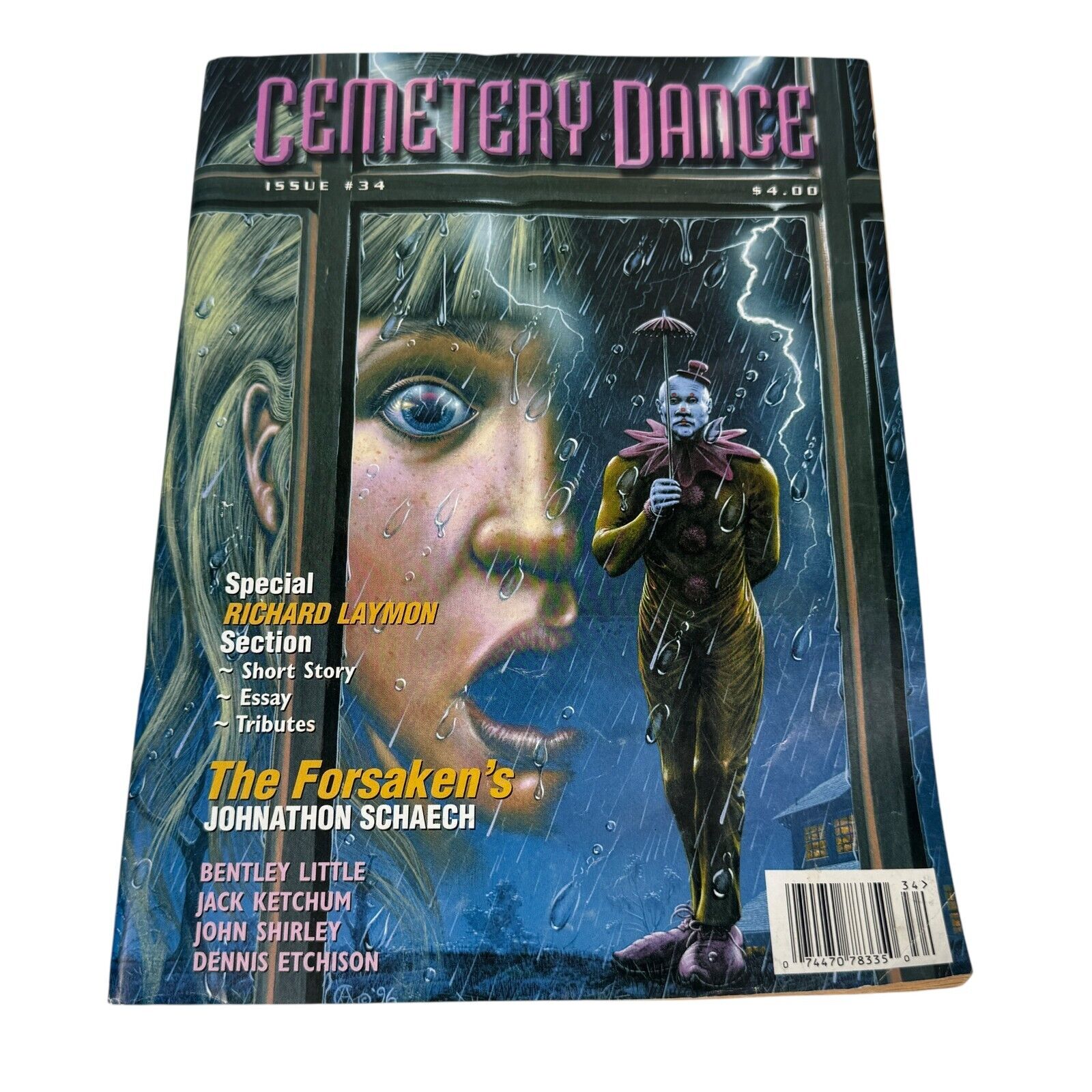 Cemetery Dance Issue #34 Horror Suspense Short Fiction Magazine Richard Chizmar