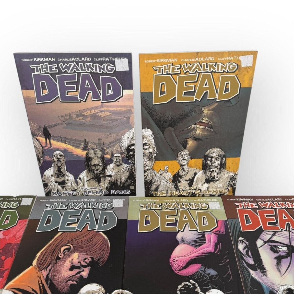 THE WALKING DEAD Mixed Lot of 10 Compilations Paperback Kirkman Image Comics