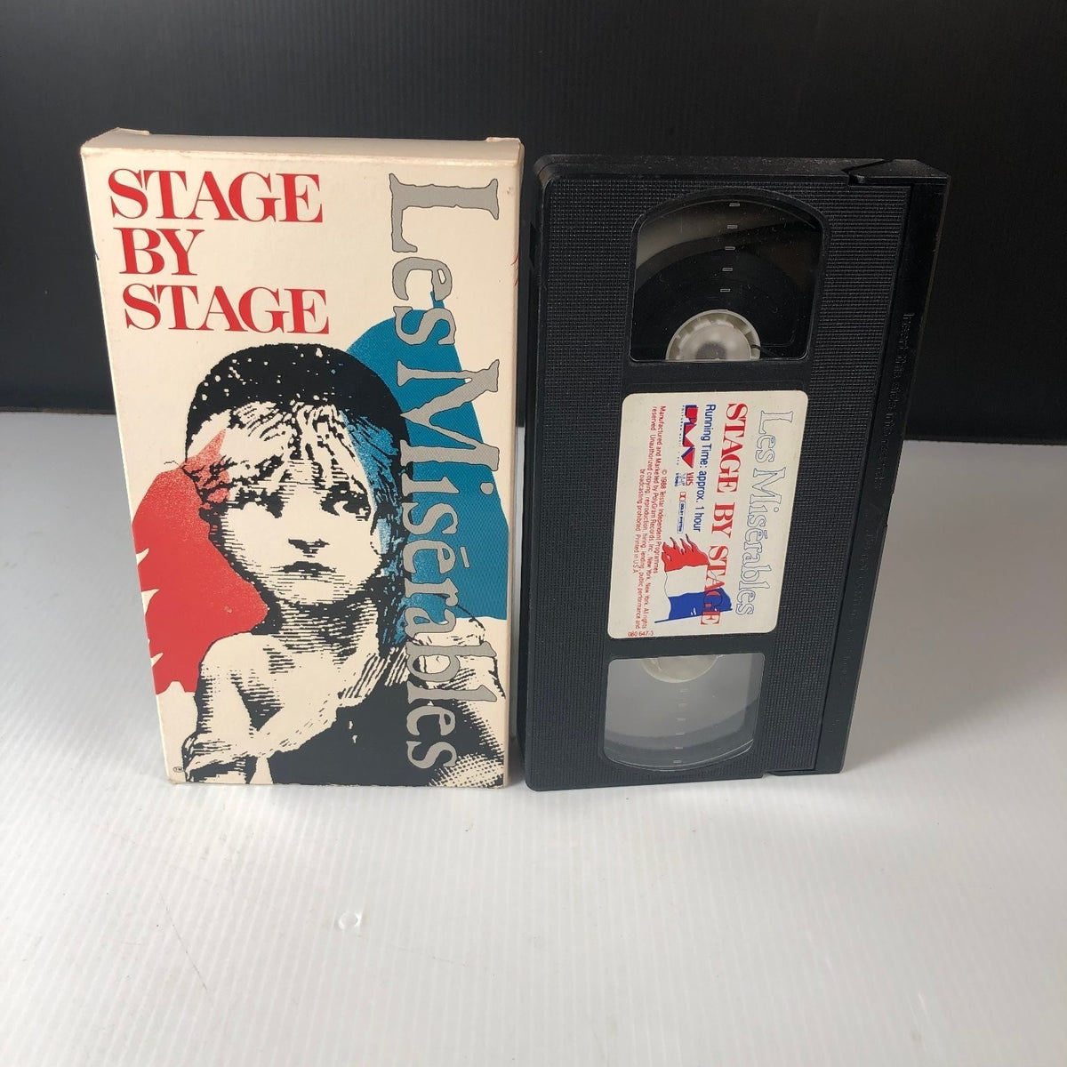 Les Misérables Stage By Stage VHS 1988 Musical PolyGram Video