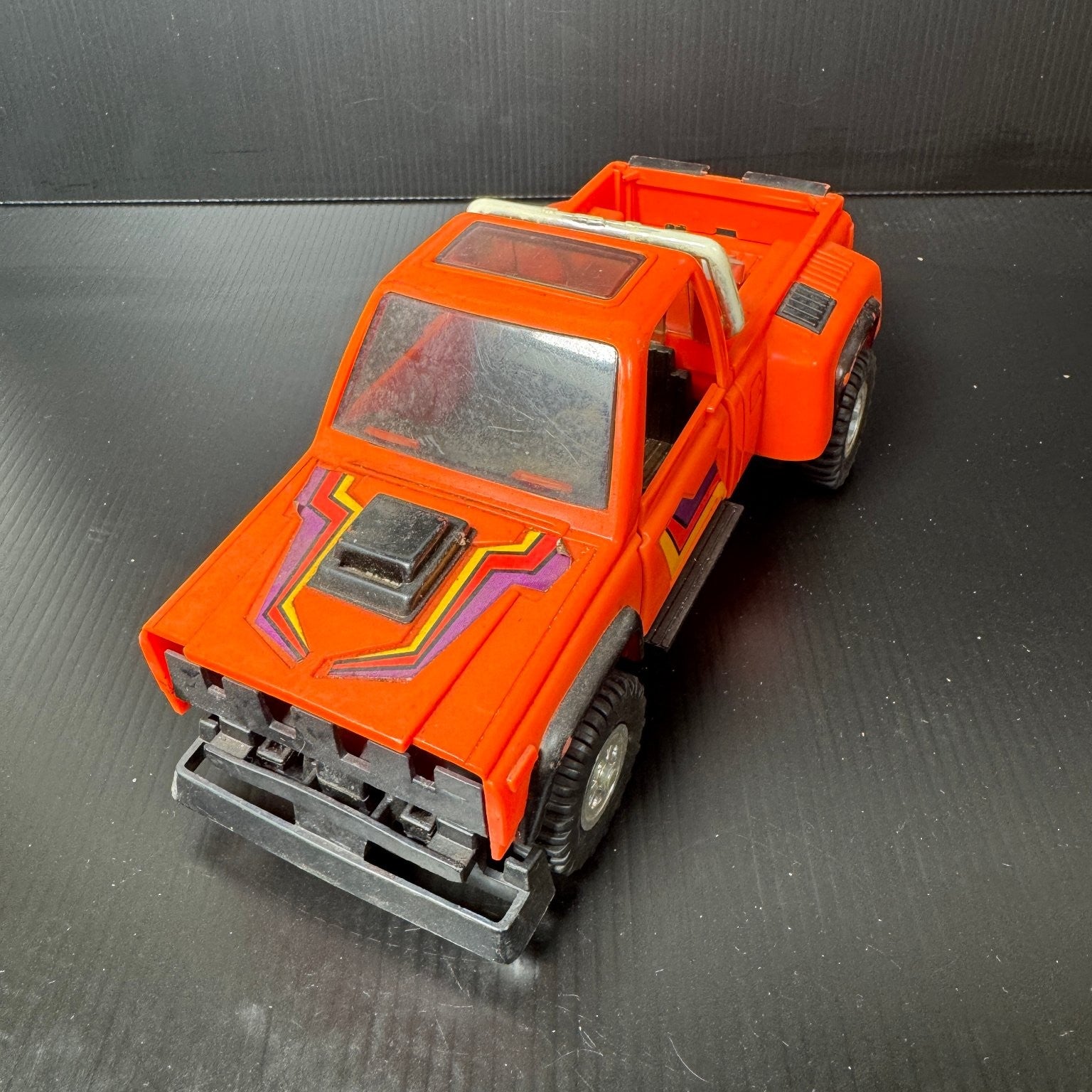 Vintage Kenner M.A.S.K. Pirahna Sidecar & Firecracker Truck Vehicle Incomplete