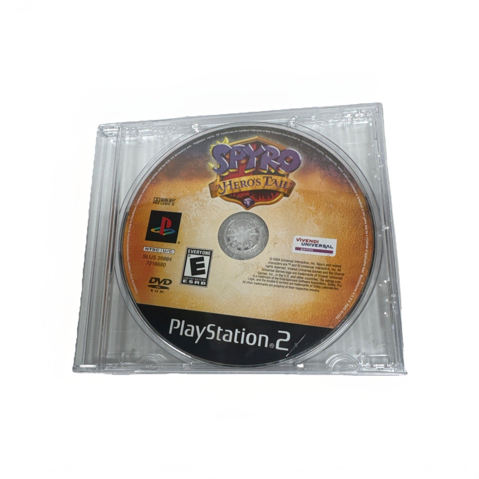 Spyro A Heros Tail PlayStation 2 PS2 Sony Video Game DISC ONLY TESTED