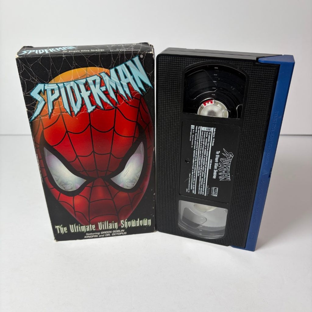 Spider-Man The Ultimate Villain Showdown VHS Marvel Animated Green Goblin Kingpi