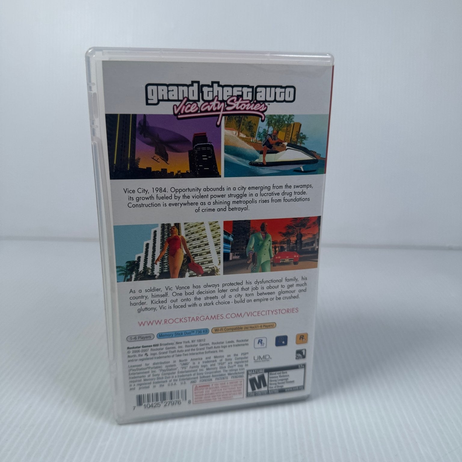 Grand Theft Auto Vice City Stories Greatest Hits PSP Video Game Complete CIB