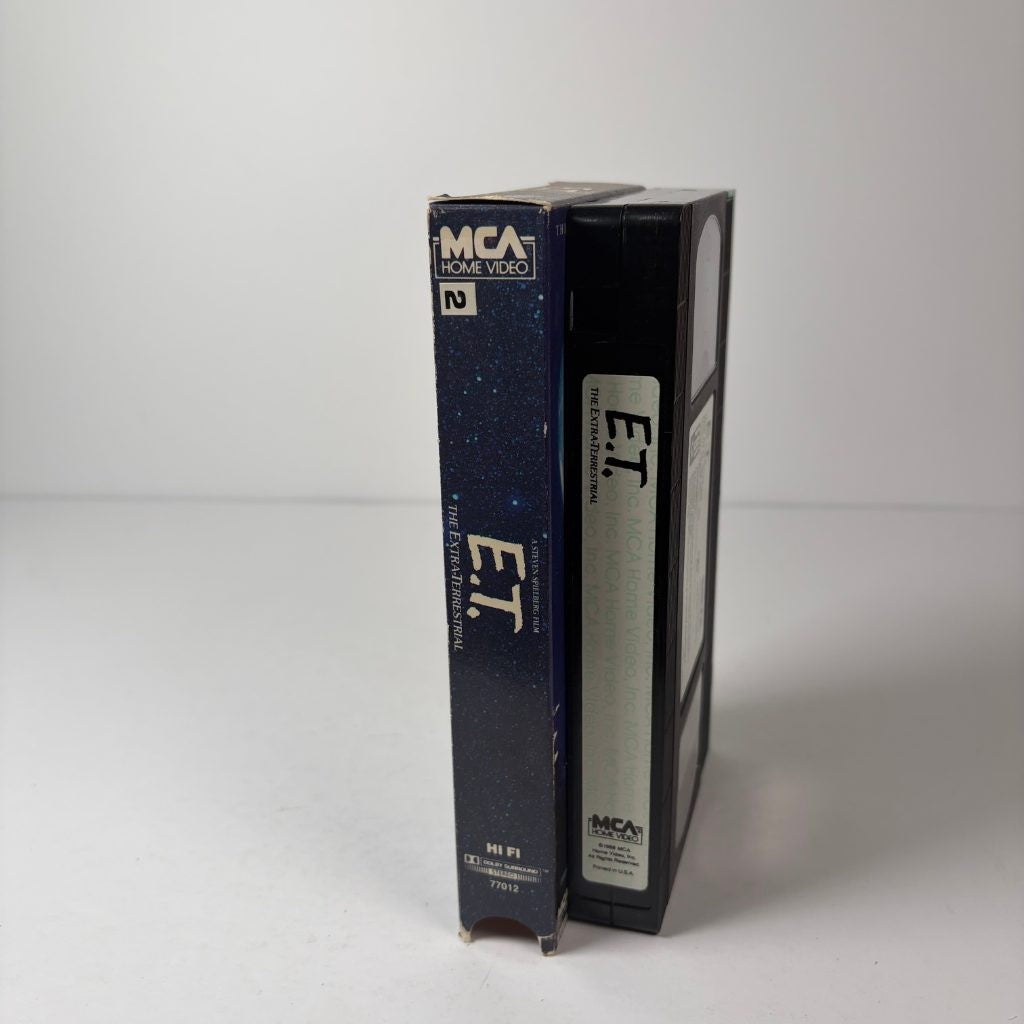 E.T. The Extra-Terrestrial VHS 1988 MCA Home Video Green Tape Spielberg