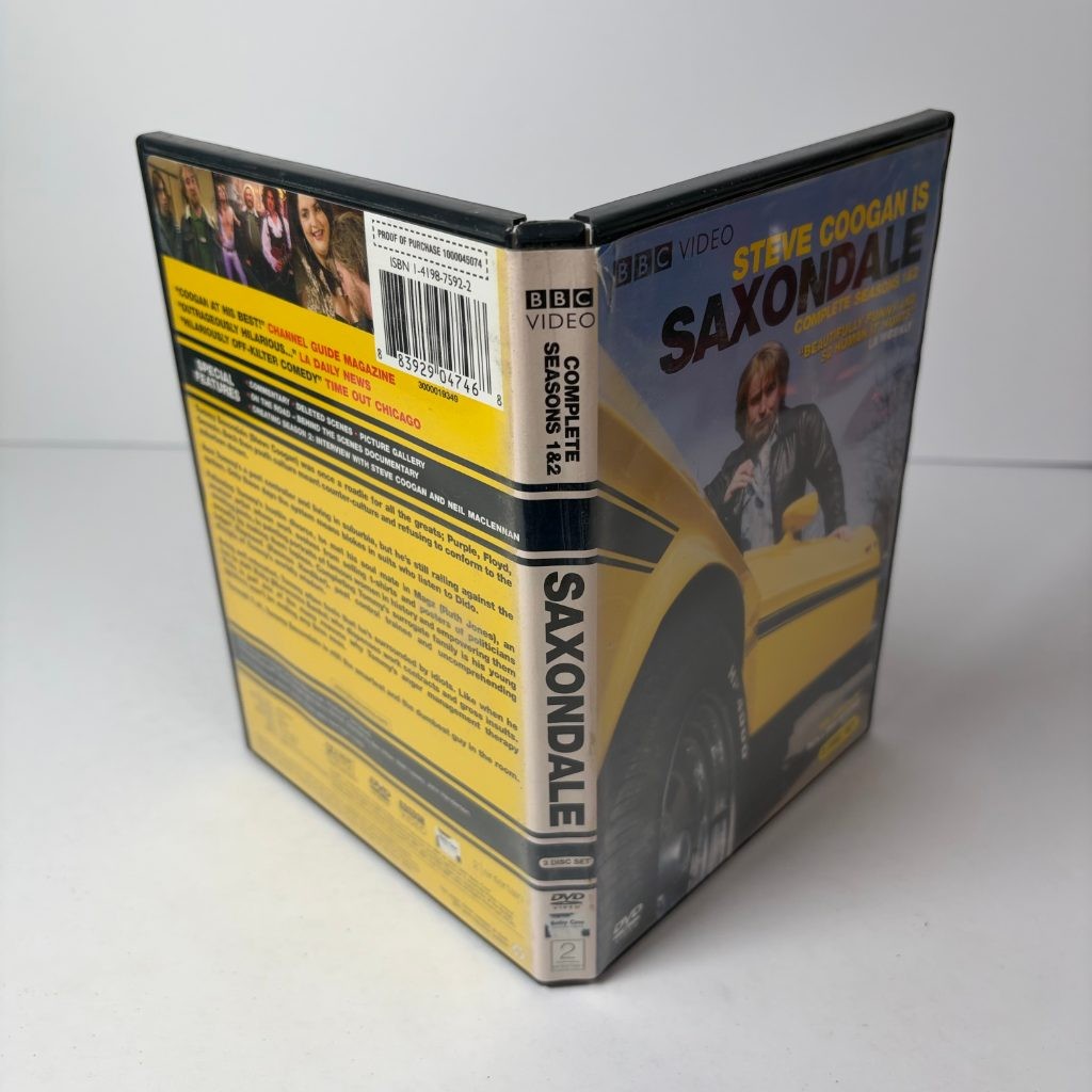 Saxondale Complete Seasons 1 & 2 DVD Steve Coogan BBC Video 3 Disc Set