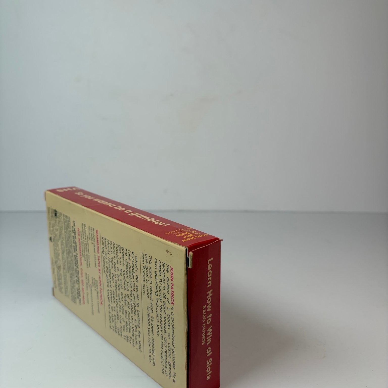 So You Wanna Be a Gambler: How to Win at Slots VHS John Patrick Instruction