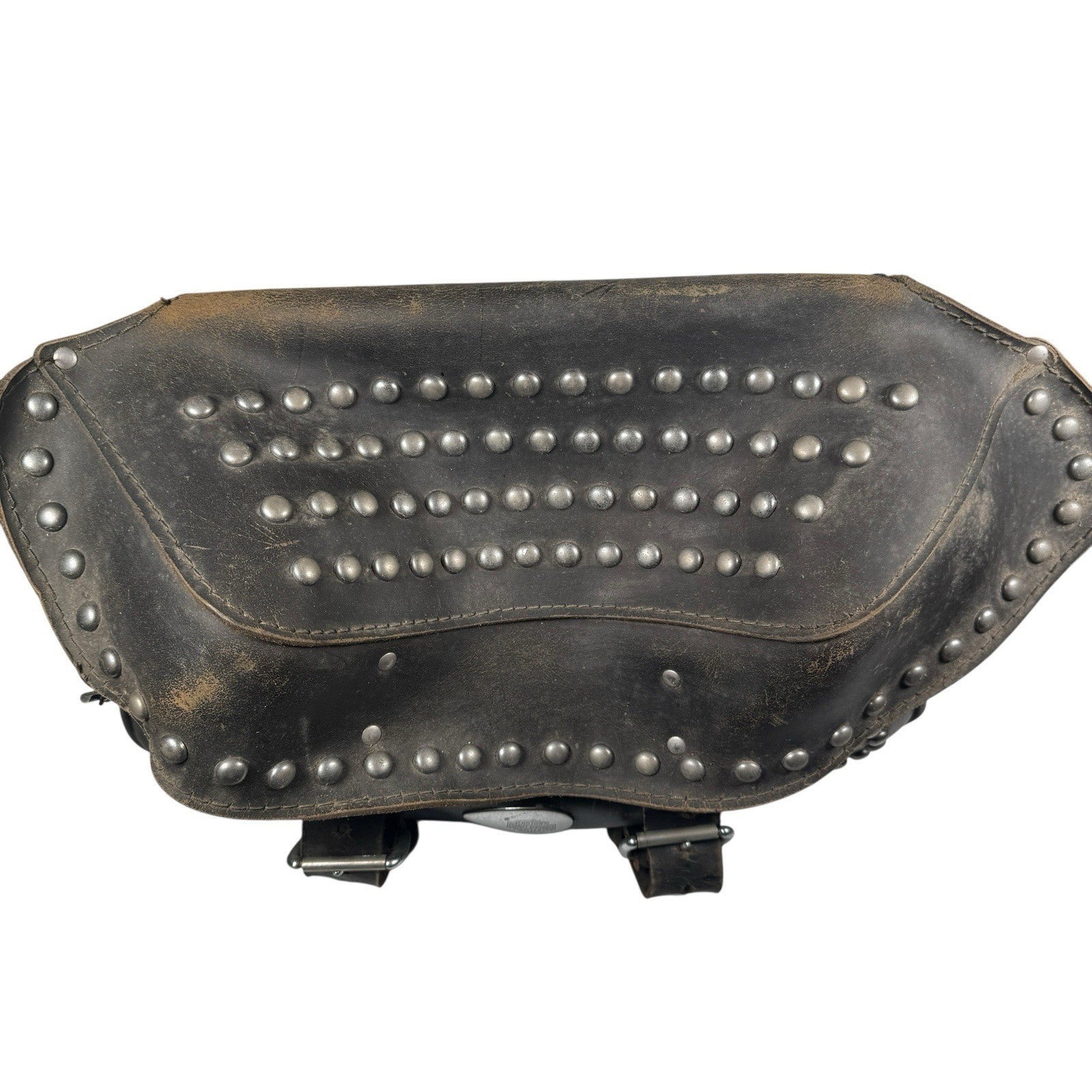 Vintage Harley-Davidson Leather Softail Saddlebags Studded Made in USA