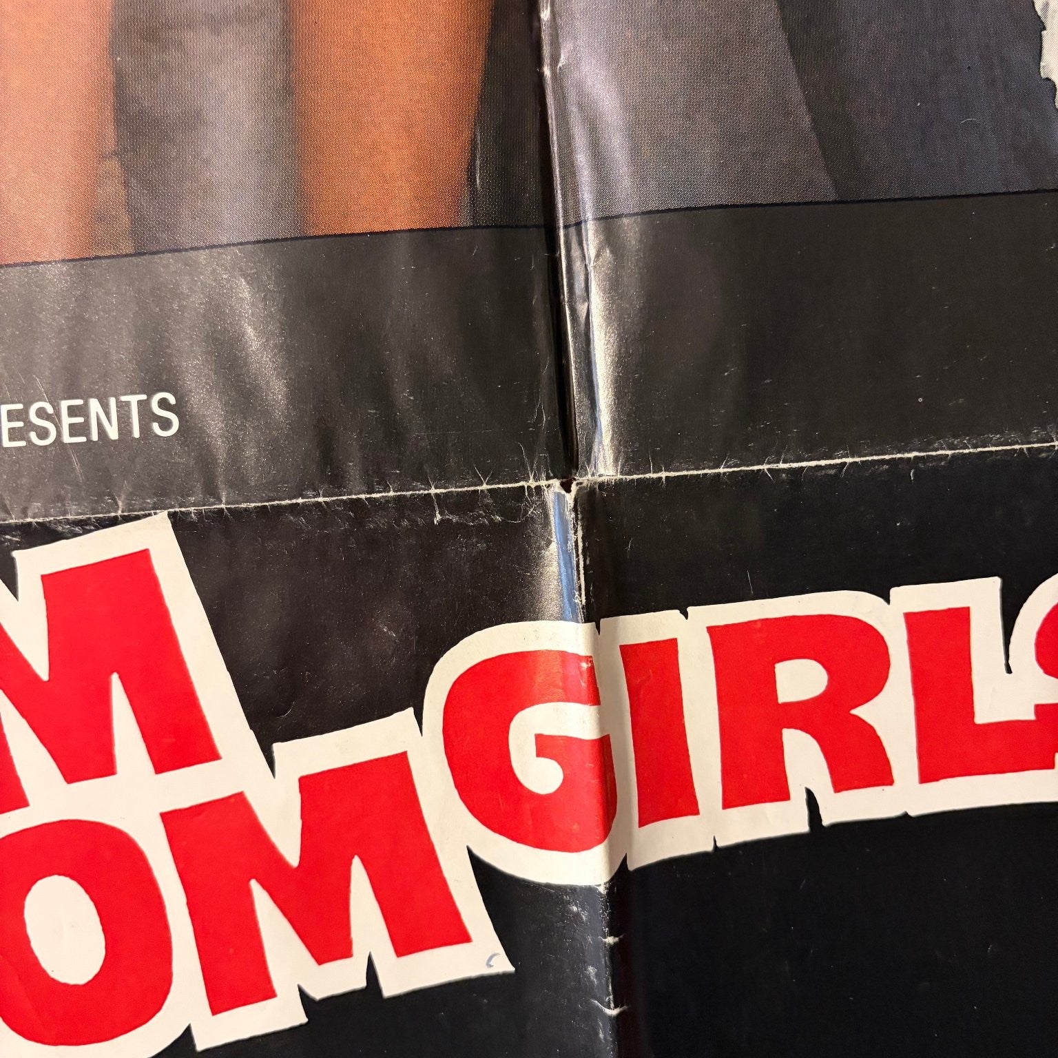 Vintage The Pom Pom Girls 1976 One Sheet Movie Poster Robert Carradine Comedy