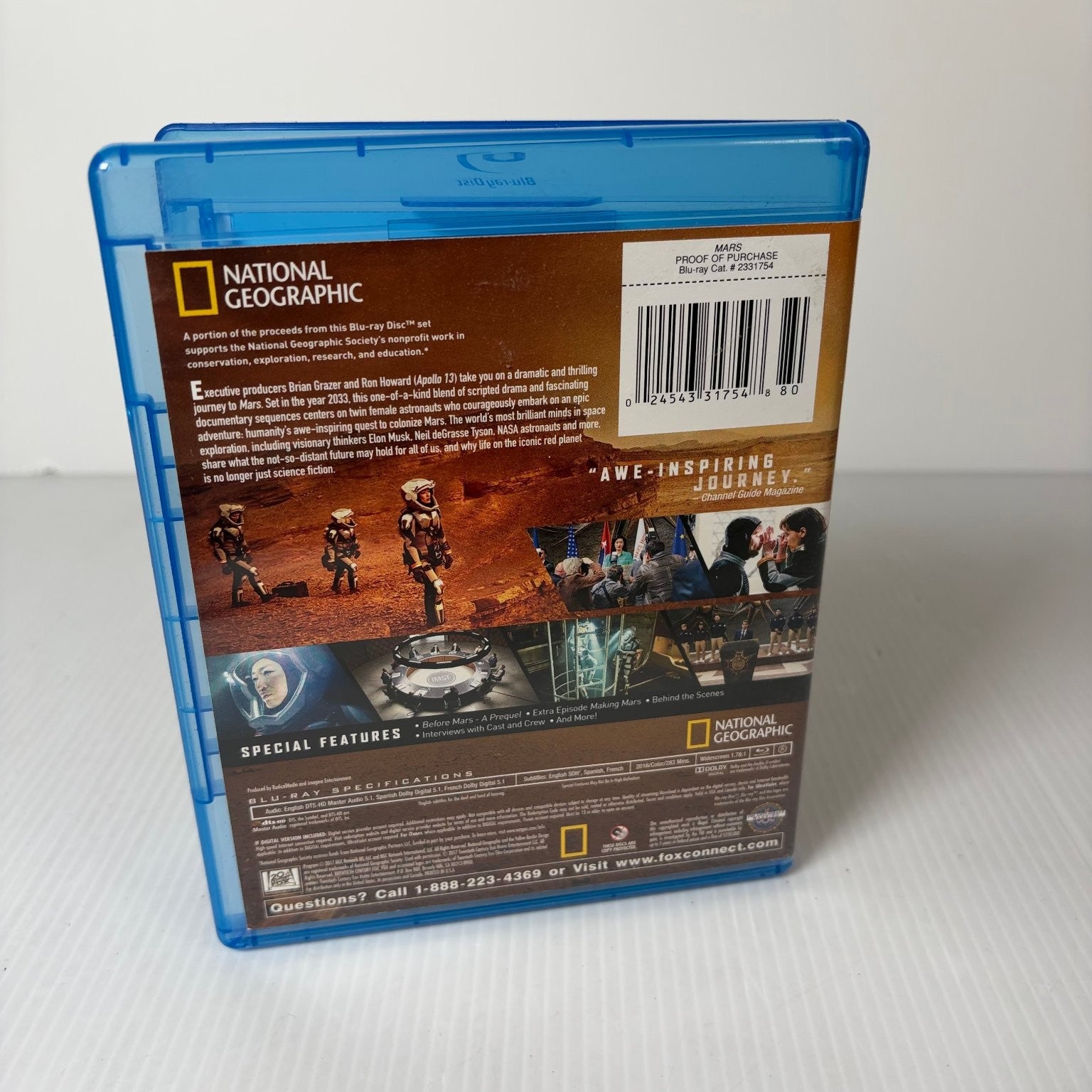 MARS Blu-ray 2016 3-Disc Set Brian Grazer Ron Howard National Geographic