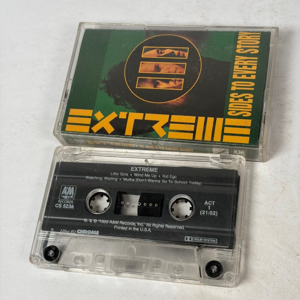 Extreme III Sides To Every Story Cassette Tape A&M Records 1992 Rock