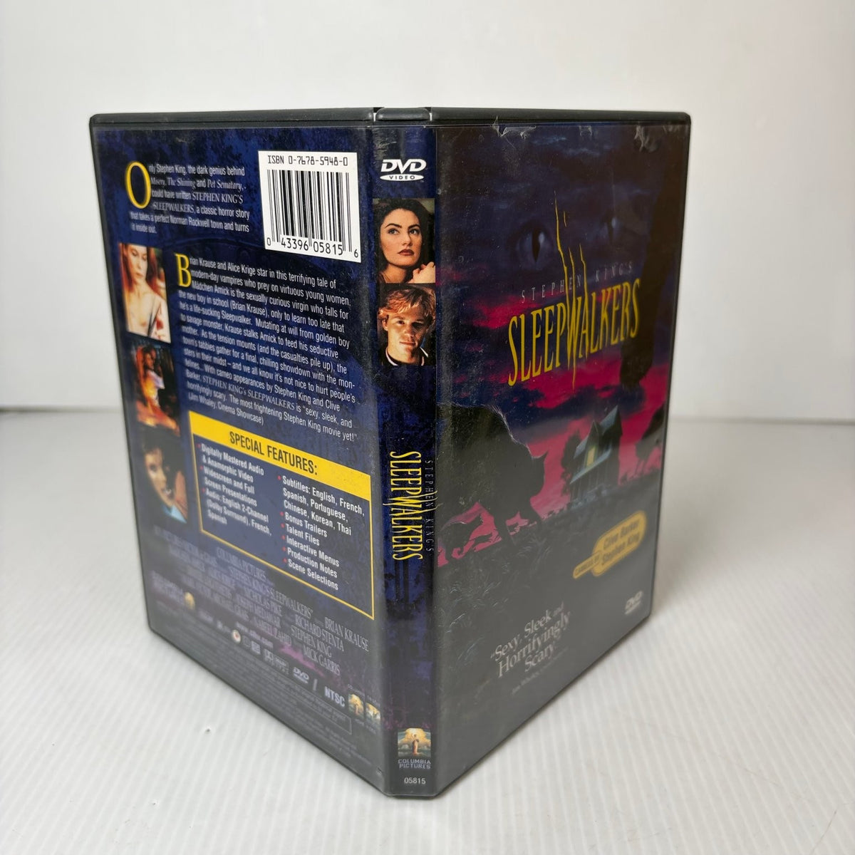 Stephen King's Sleepwalkers DVD 1992 Horror Brian Krause Alice Krige NTSC
