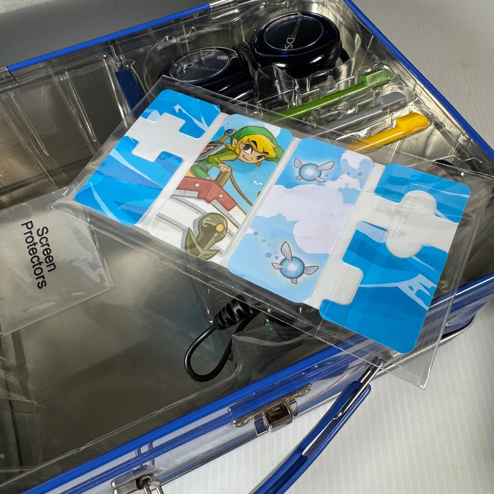 Nintendo DS ZELDA Phantom Hourglass Metal Lunch Box Carrying Case