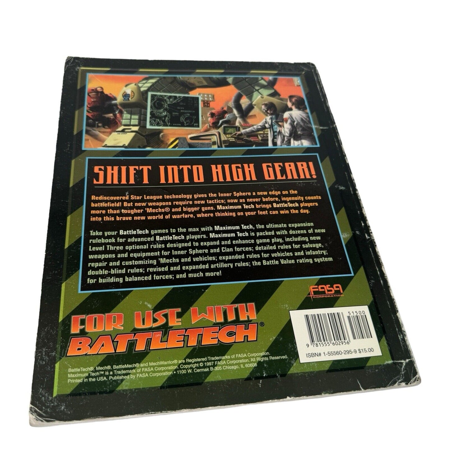 FASA Battletech Maximum Tech (1st Ed) VTG Mechwarrior RPG