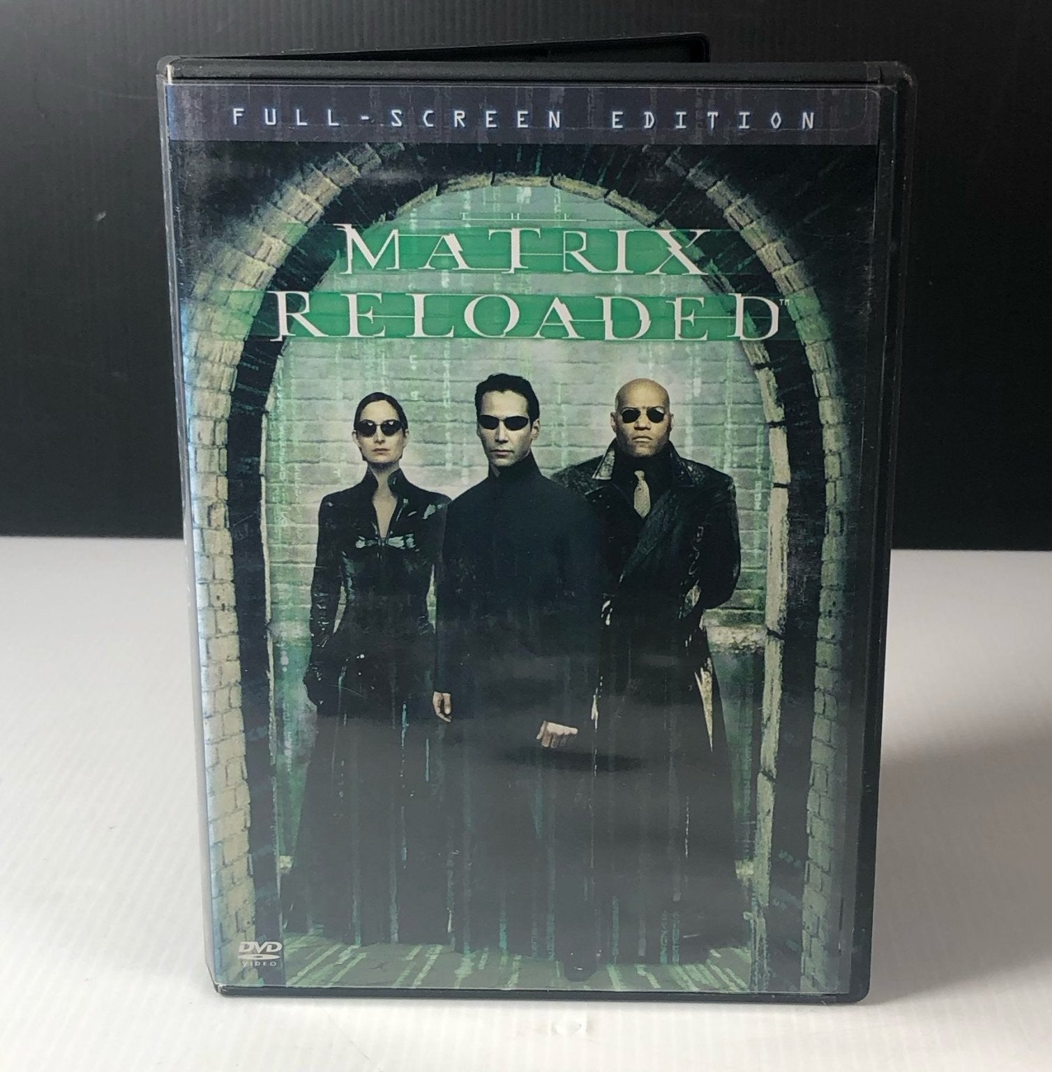 The Matrix Reloaded DVD 2003 Full Screen Edition Keanu Reeves Sci-Fi