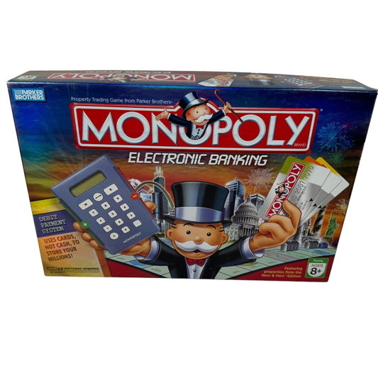 MONOPOLY Electronic Banking Edition Board Game 2007 Parker Brothers
