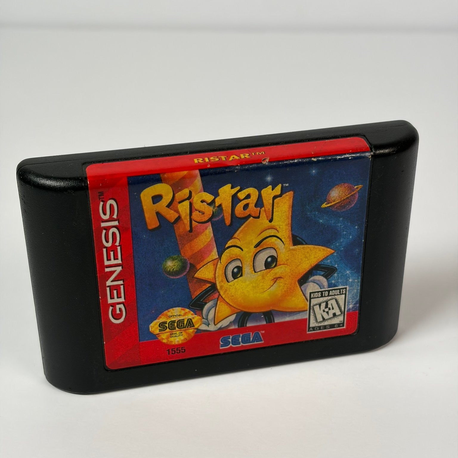 Ristar Sega Genesis Video Game Classic Retro Platformer Authentic Cartridge