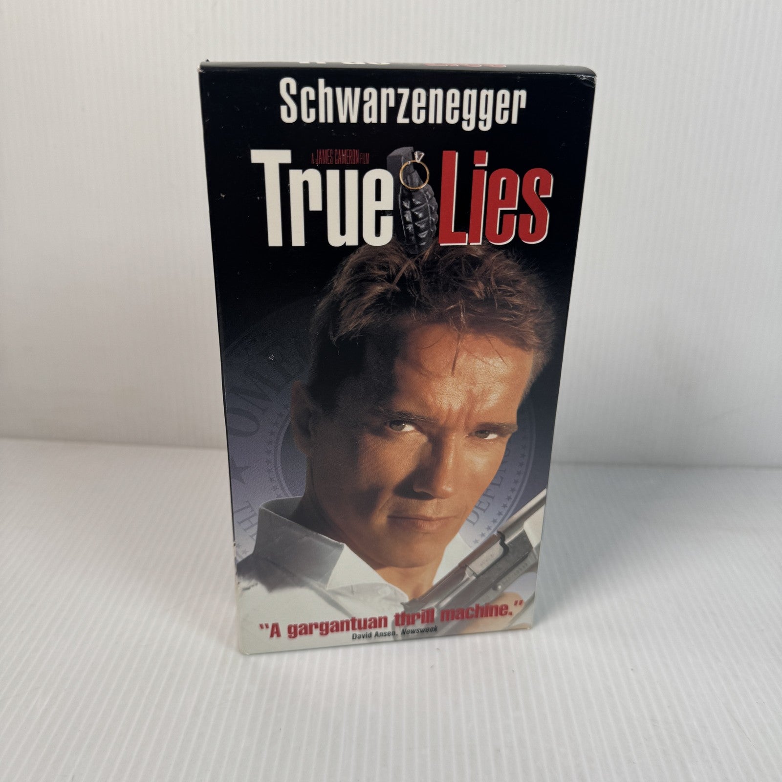 Vintage True Lies VHS 1994 Arnold Schwarzenegger Jamie Lee Curtis Action Movie